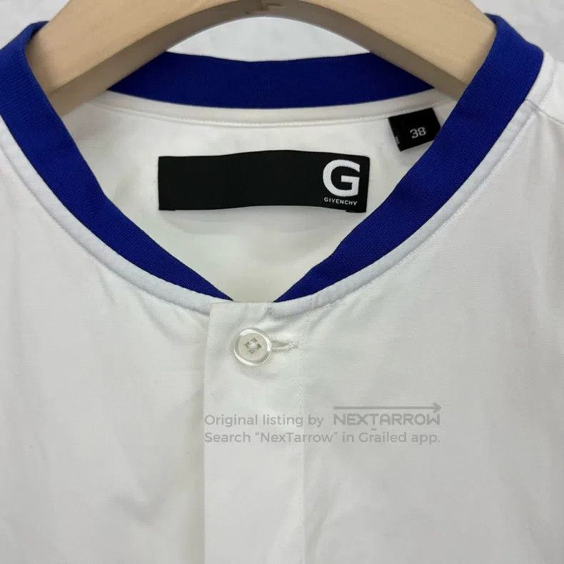 Givenchy Givenchy Size38 White Collar Single-breasted Openwork Shirt Size US M / EU 48-50 / 2 - 6 Thumbnail