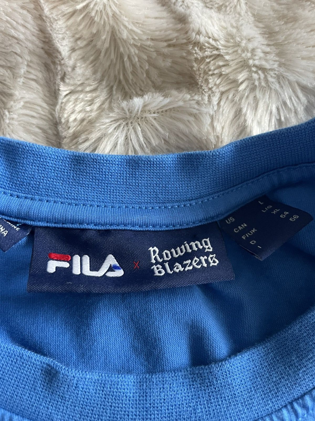 Rowing Blazers Rowing Blazers x Fila Crewneck Tee Size US L / EU 52-54 / 3 - 11 Thumbnail
