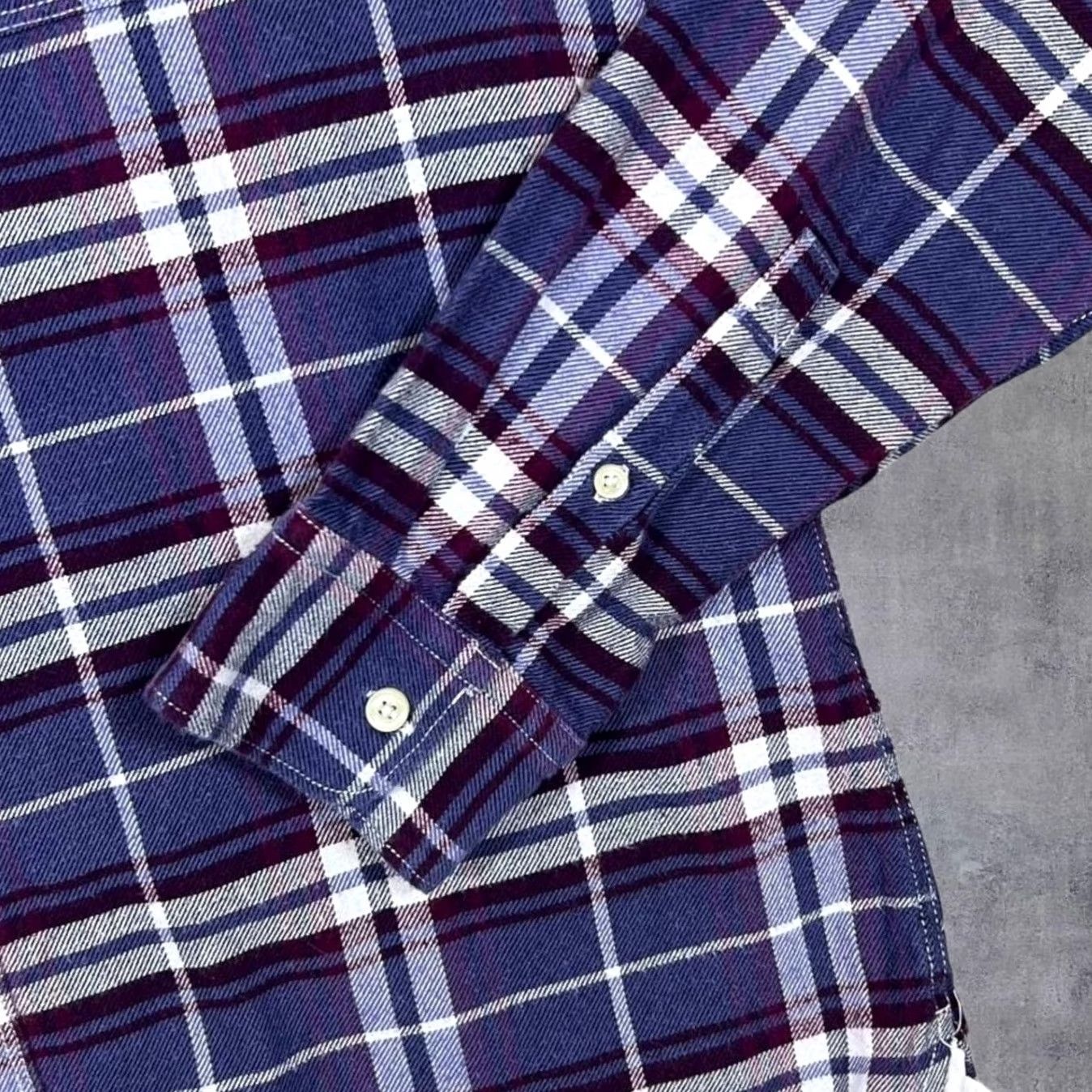 Gap GAP Classic Multi Plaid Check Long Sleeve Cotton Flannel Shirt Medium Size US M / EU 48-50 / 2 - 4 Thumbnail