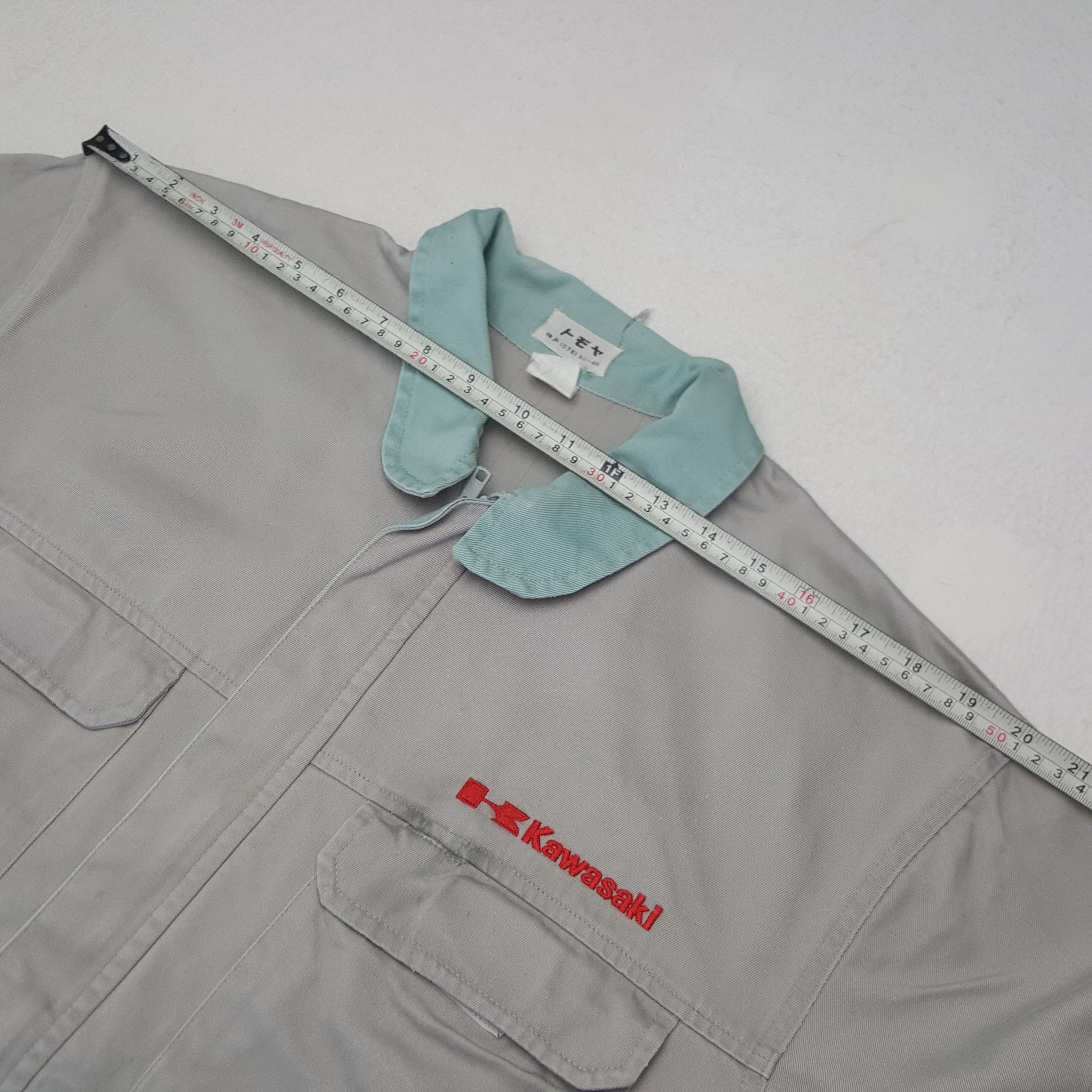 Japanese Brand × Vintage Vintage Kawasaki Worker Custom Logo Uniform Japan Jacket Size US L / EU 52-54 / 3 - 6 Thumbnail