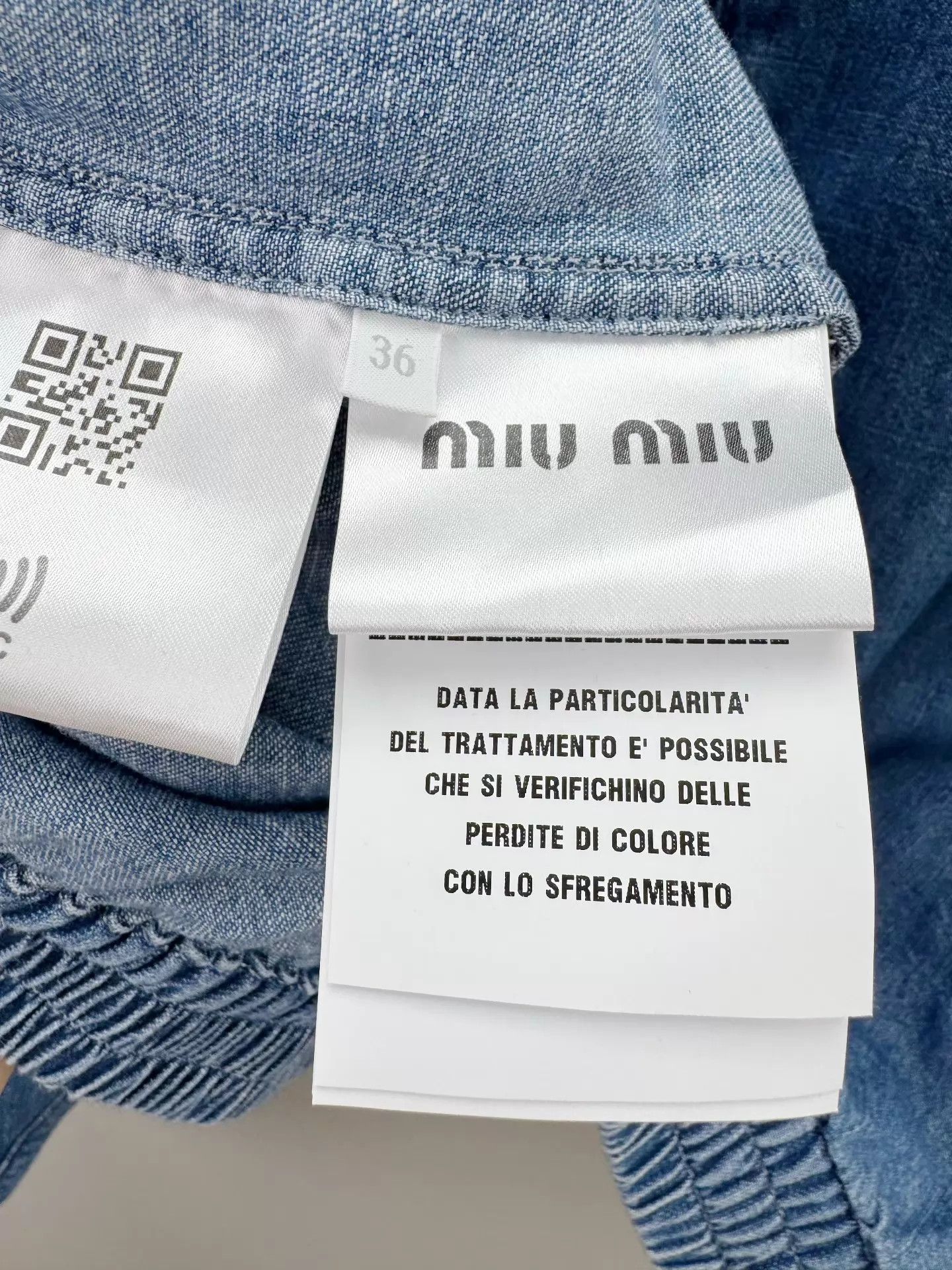 Miu Miu MIU MIU Women's Denim Jacket 36 NEW Tags Size XS / US 0-2 / IT 36-38 - 5 Thumbnail