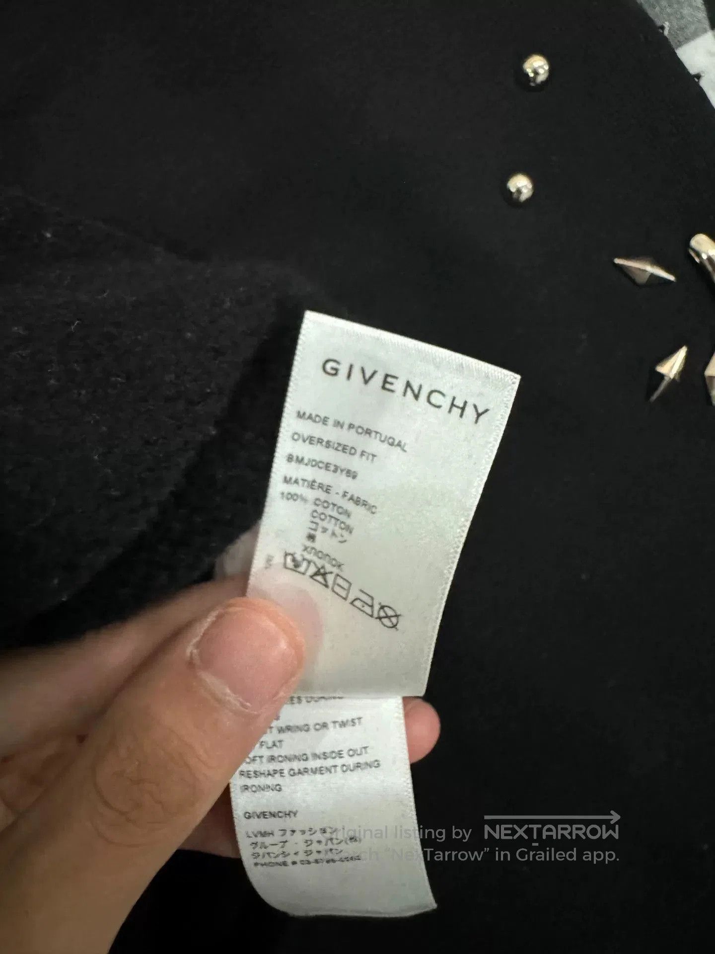 Givenchy Givenchy MMW Studded Sweatshirt. Size US L / EU 52-54 / 3 - 3 Thumbnail
