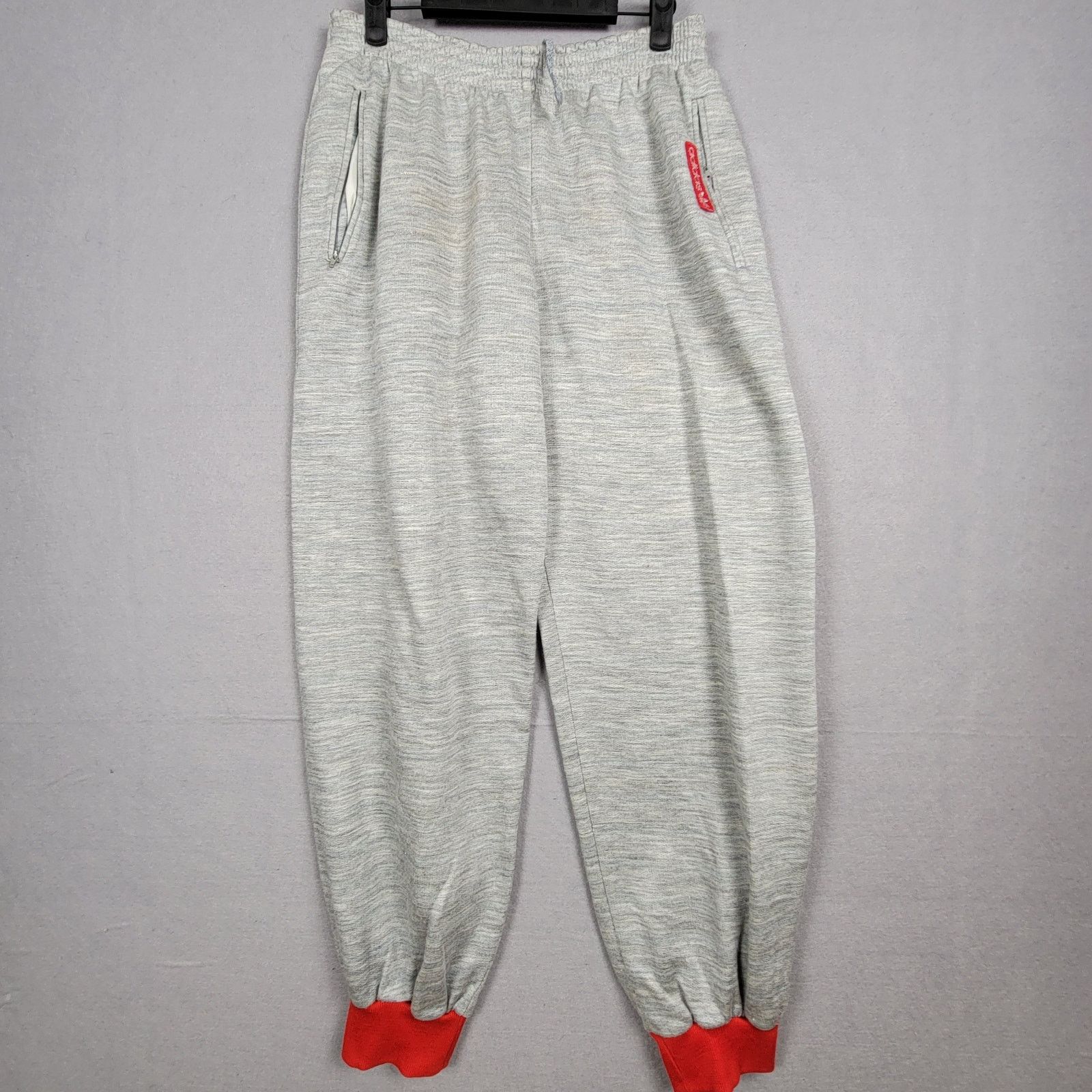 Adidas Vintage Adidas Sweatsuit White and Red Sz L (045) Size US L / EU 52-54 / 3 - 11 Thumbnail