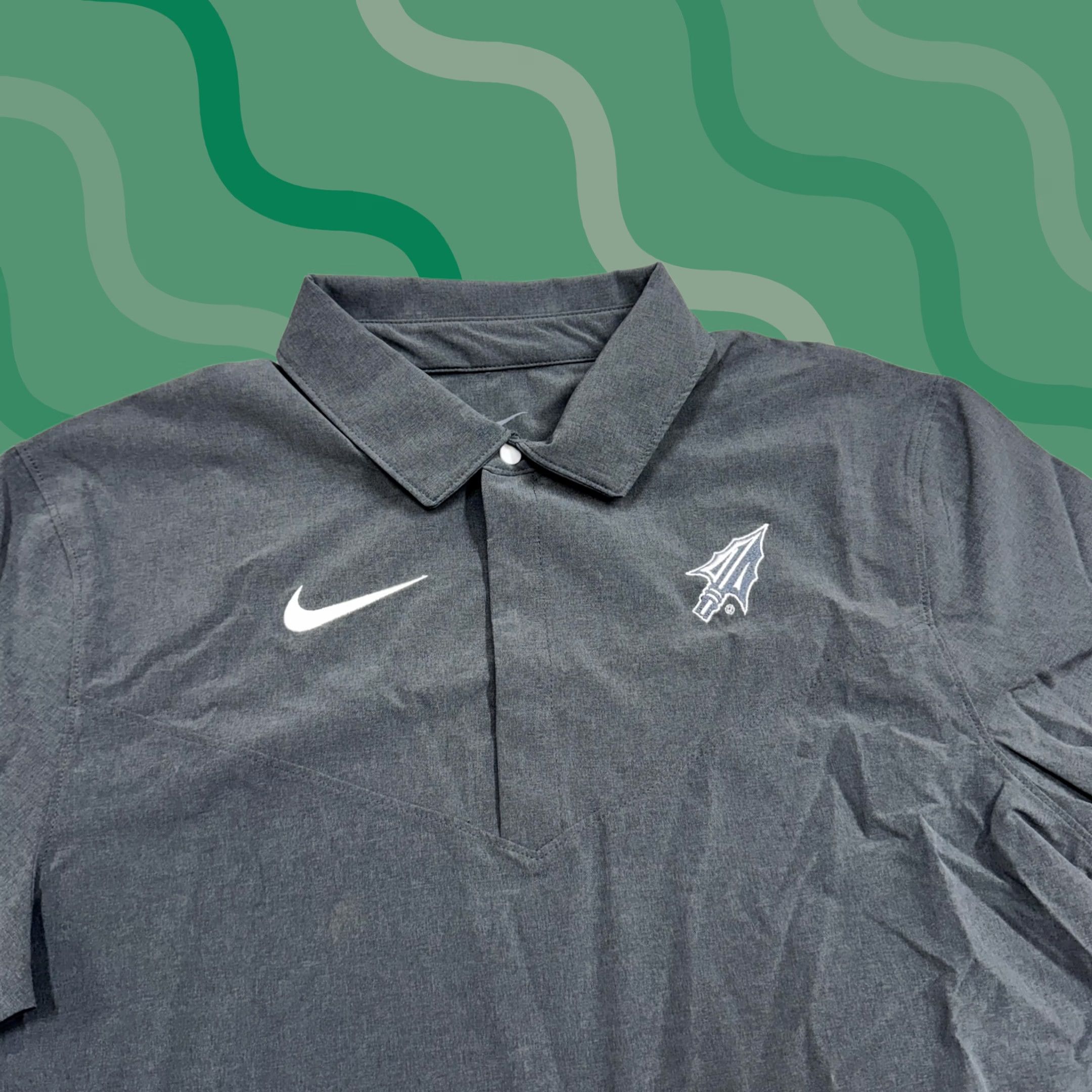 Nike Nike polo performance stretch on field shirt mens small gray Florida State Seminoles Size US S / EU 44-46 / 1 - 1 Thumbnail