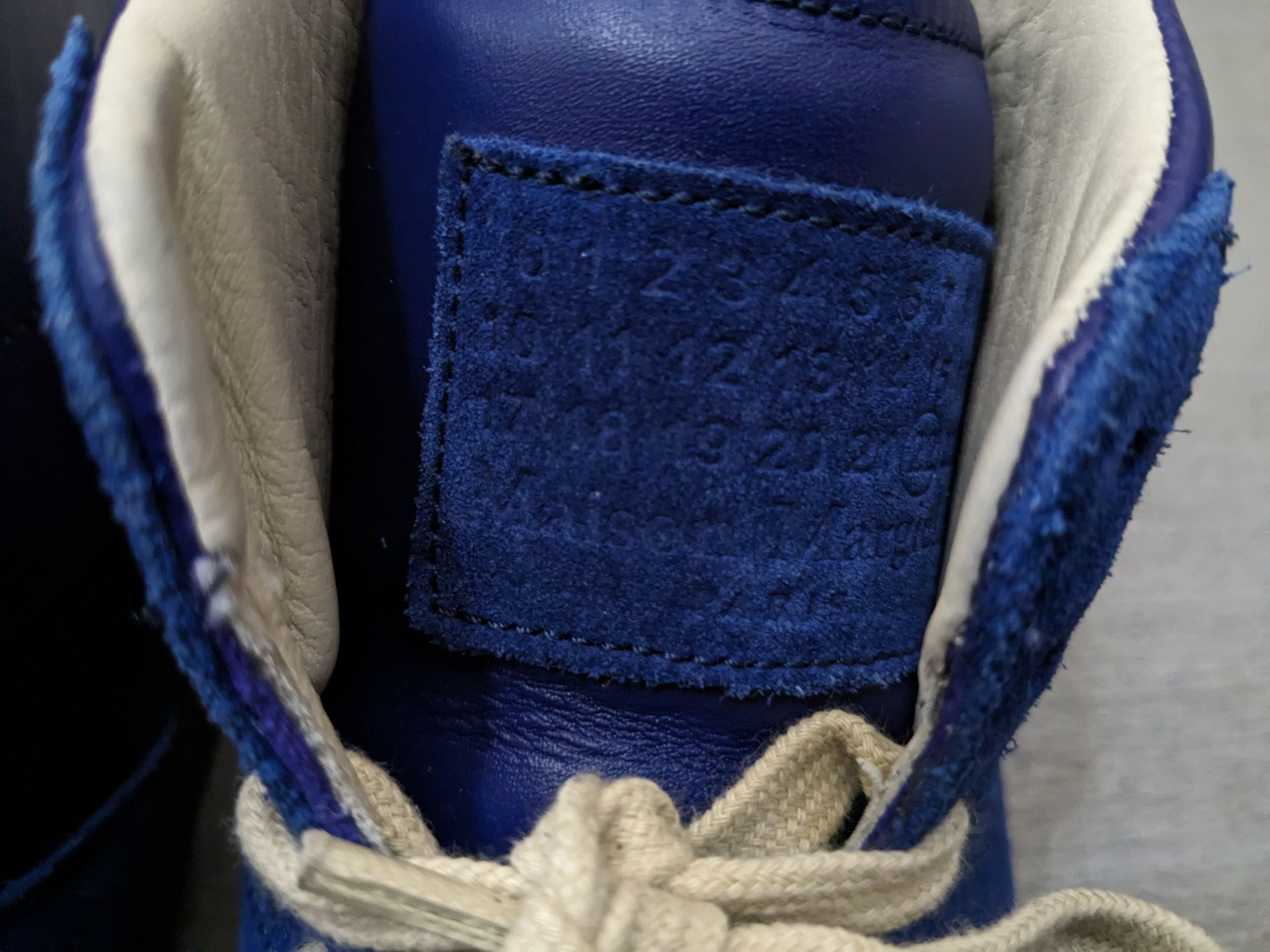 Maison Margiela Maison Margiela GAT Replica 9 42 Blue Leather High Tops Size US 9 / EU 42 - 3 Thumbnail