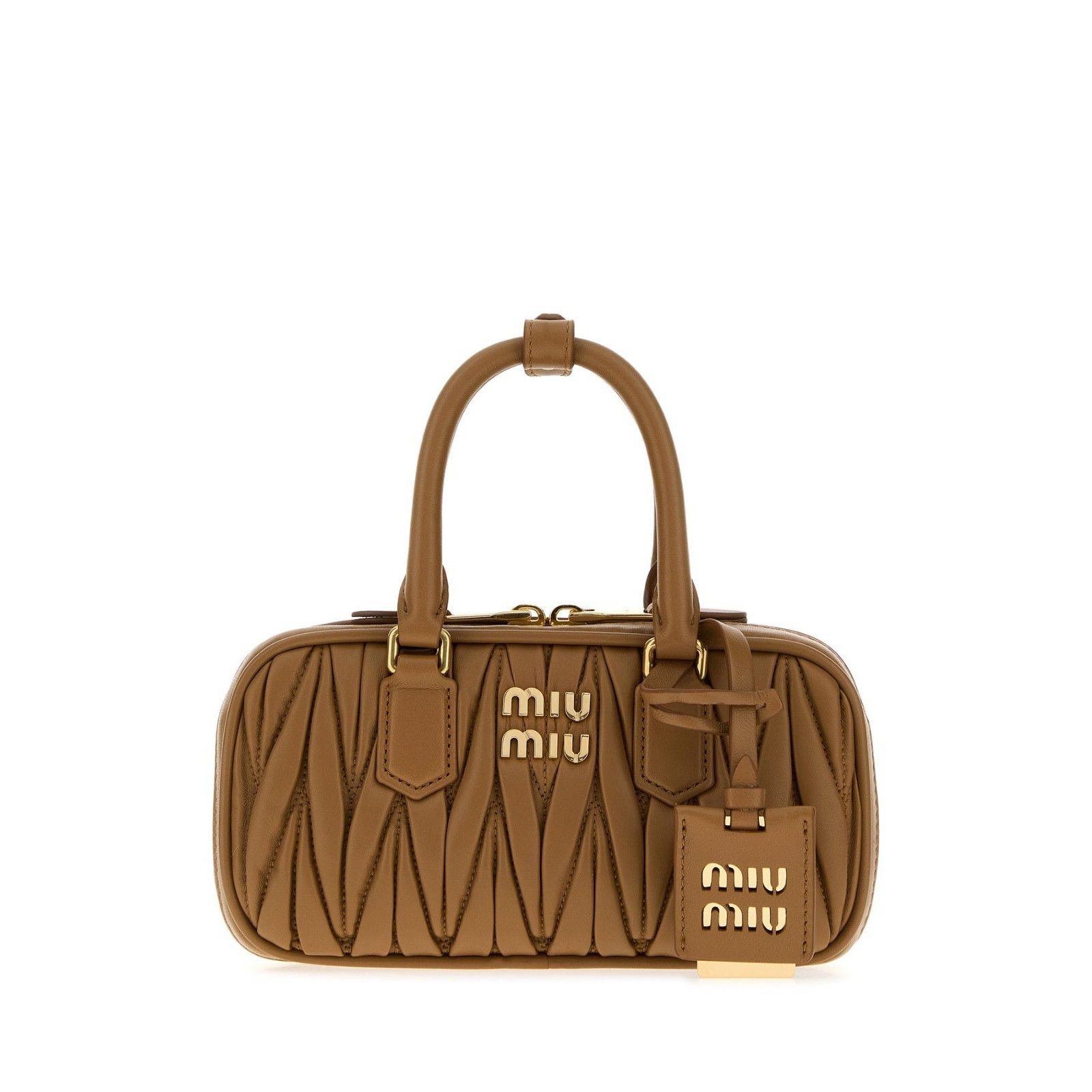 Miu Miu MIU MIU Caramel Arcadie Handbag New & Authentic Size ONE SIZE - 1 Thumbnail