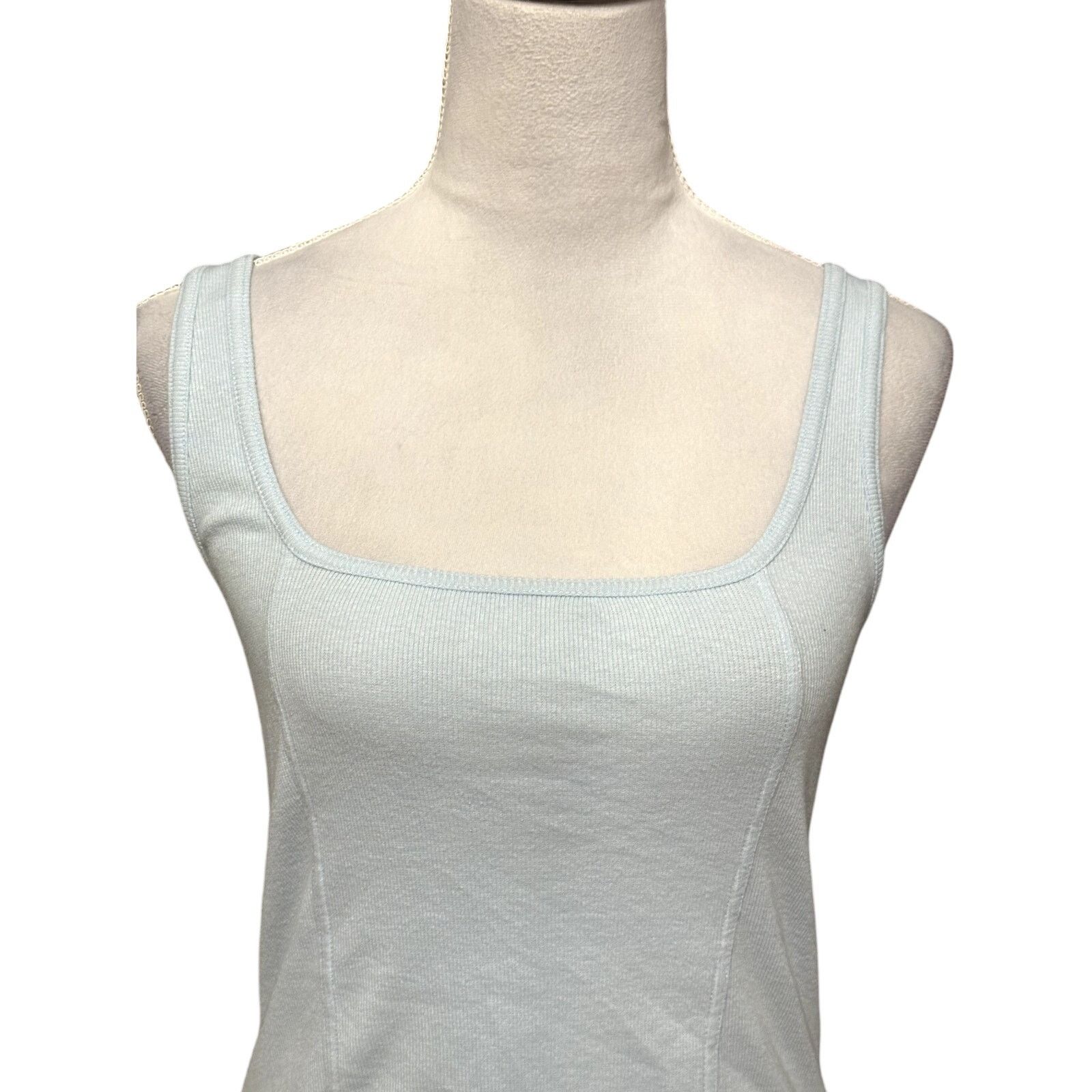 Other Abound Tank Top Stylish Ribbed Corset Sleeveless Blue L NWOT Size L / US 10 / IT 46 - 3 Thumbnail