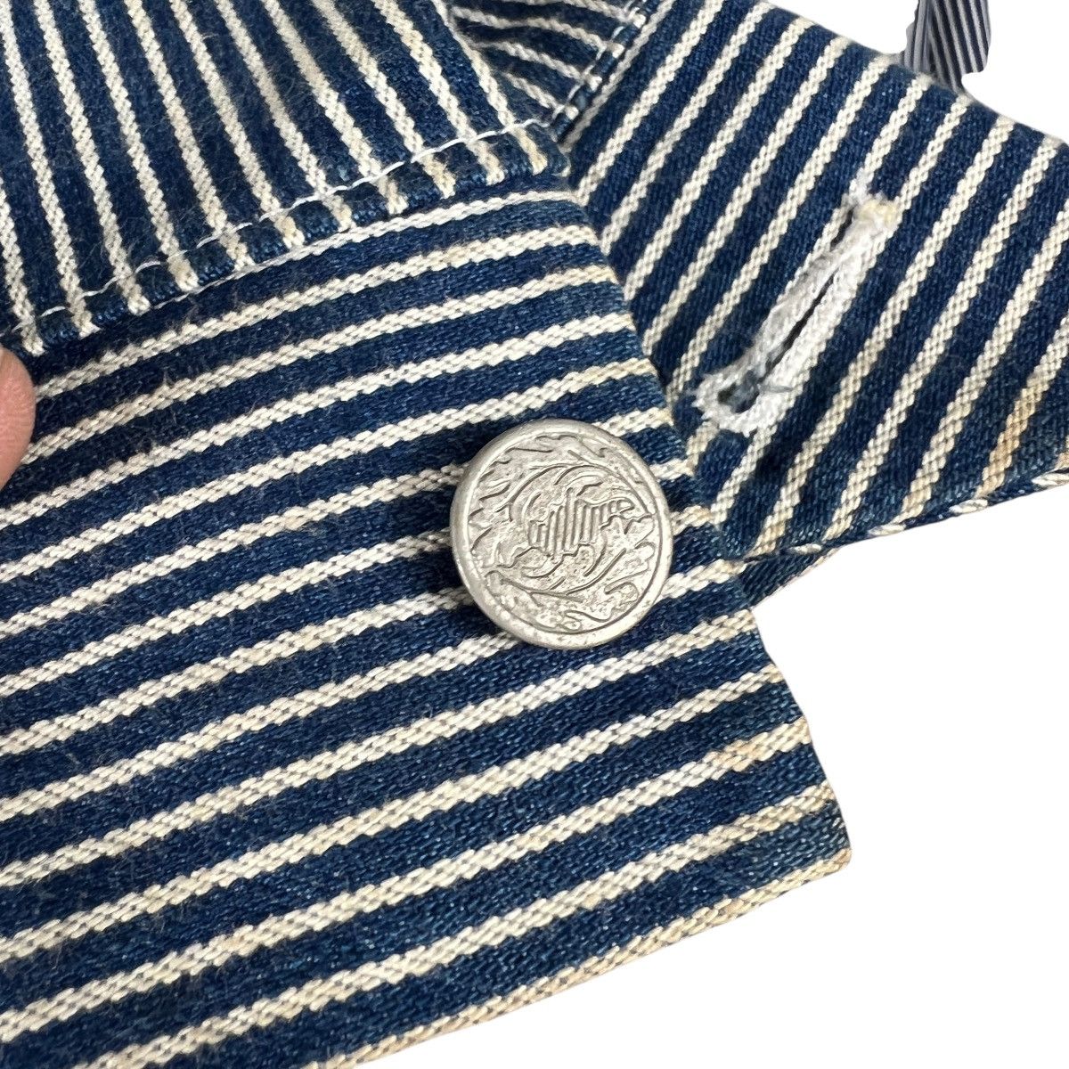 Pointer 🔥 Vintage Pointer Hikory Stripe Chore Jacket Made In Usa Size US S / EU 44-46 / 1 - 11 Thumbnail