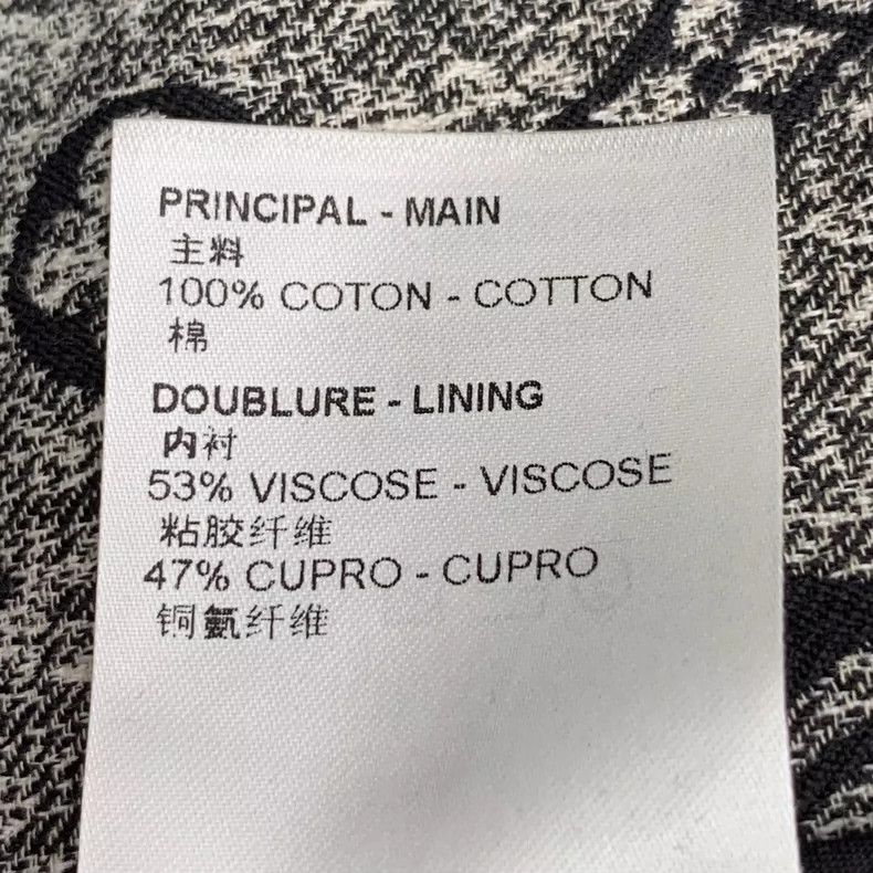 Louis Vuitton Louis Vuitton 23 black logo full print cotton lapel long s Size XS / US 0-2 / IT 36-38 - 8 Thumbnail