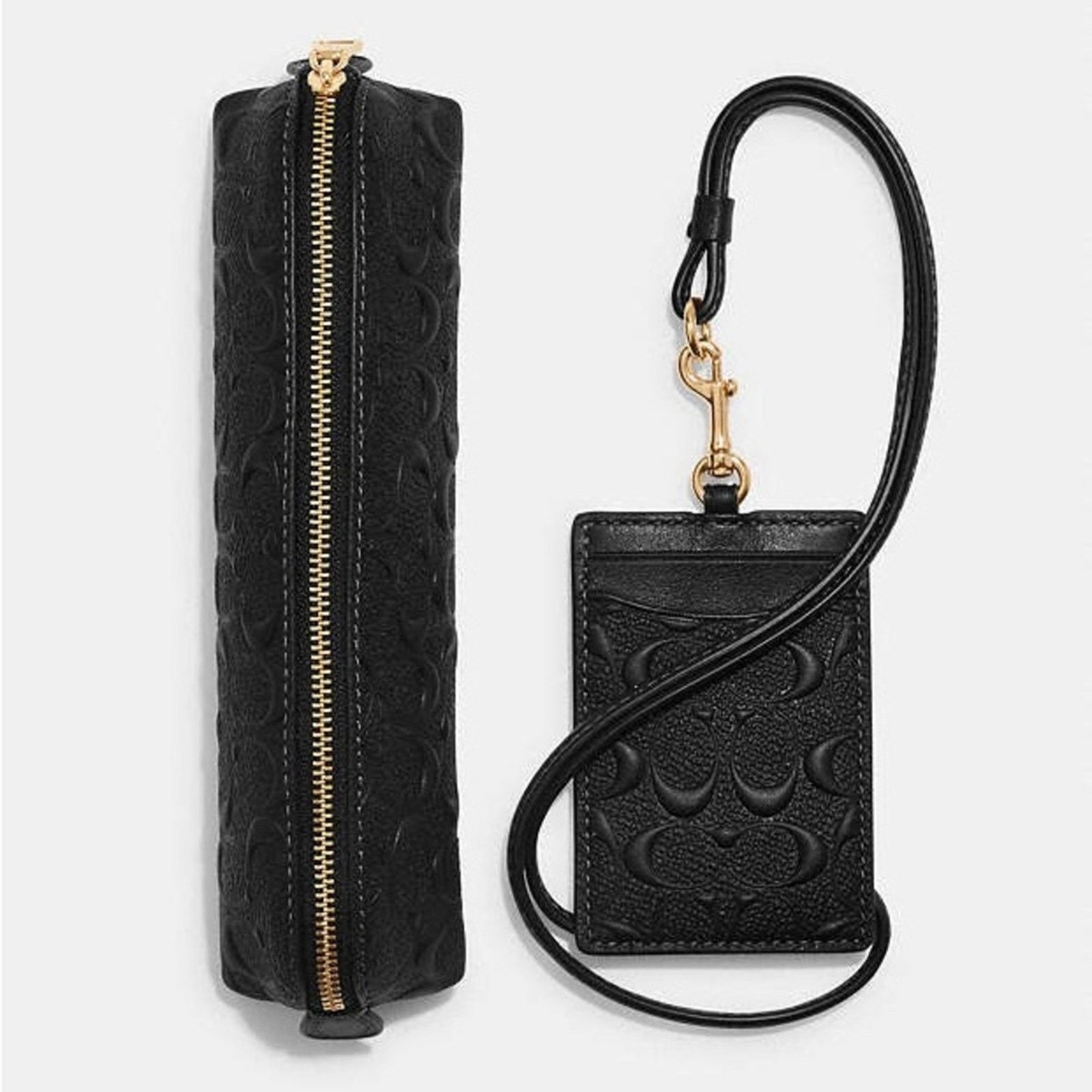 Coach Coach Black Key and Card Holder Accessories Size ONE SIZE - 2 Thumbnail