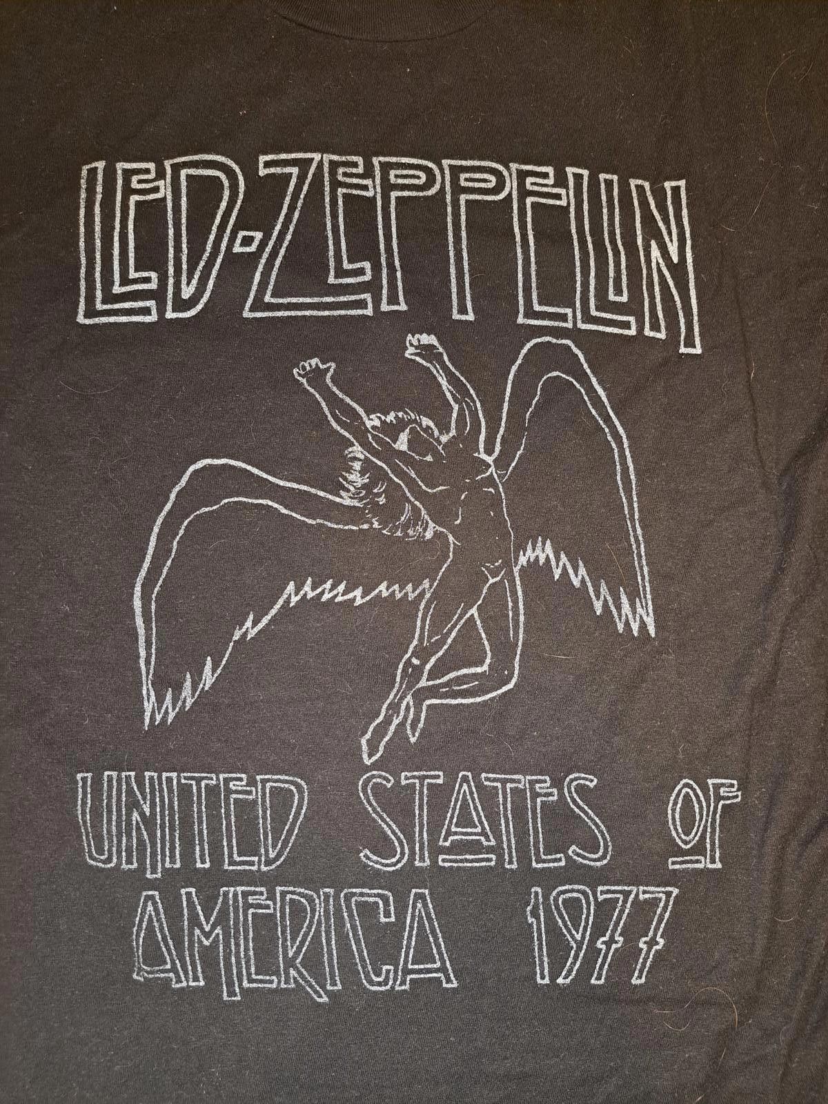 Led Zeppelin Led Zeppelin Logo T Shirt Mens Black Large Cotton Size US L / EU 52-54 / 3 - 2 Thumbnail