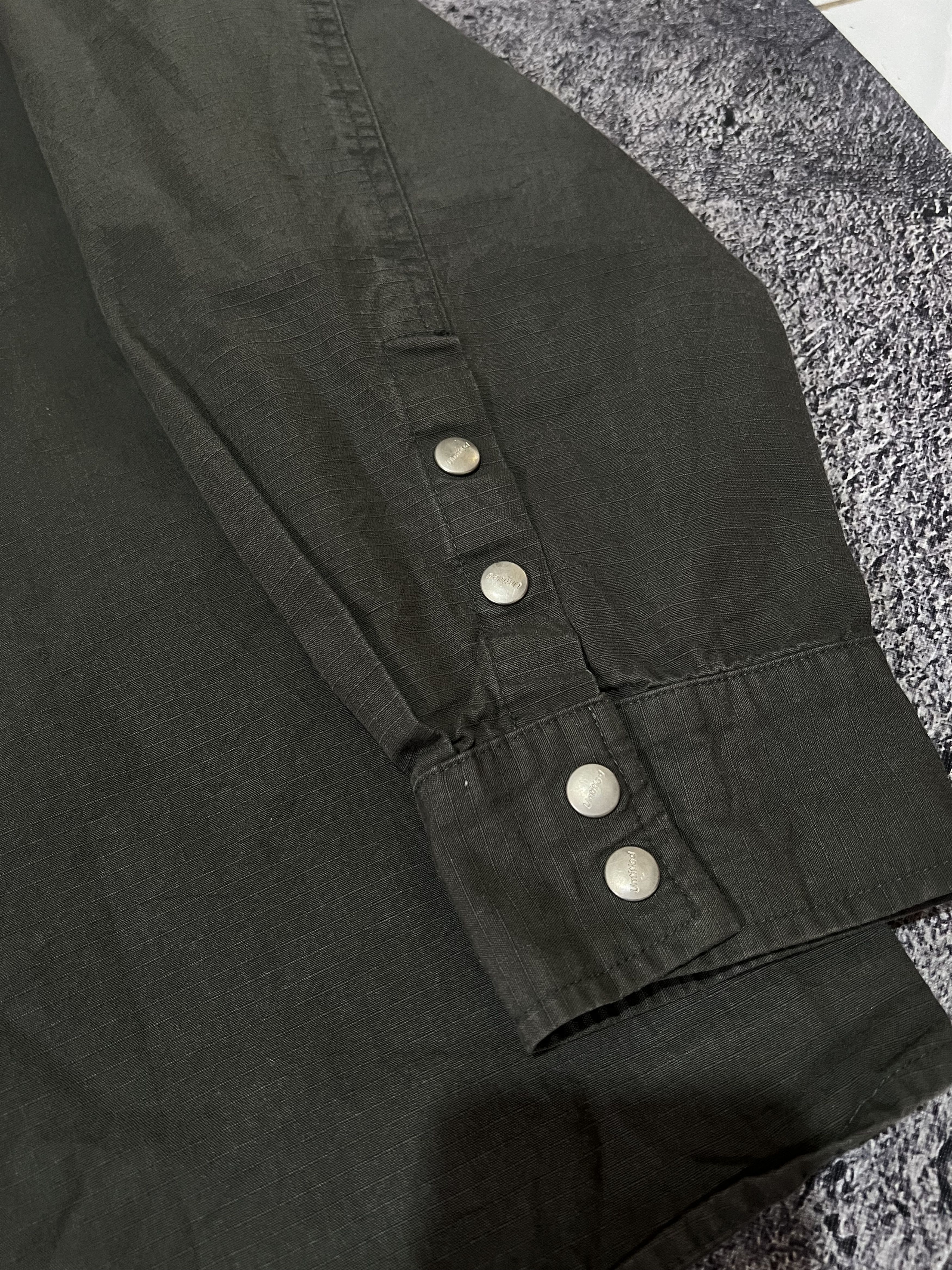 Japanese Brand 2000s Japanese Military Ripstop Hoddie Shirt y2k Size US XL / EU 56 / 4 - 5 Thumbnail