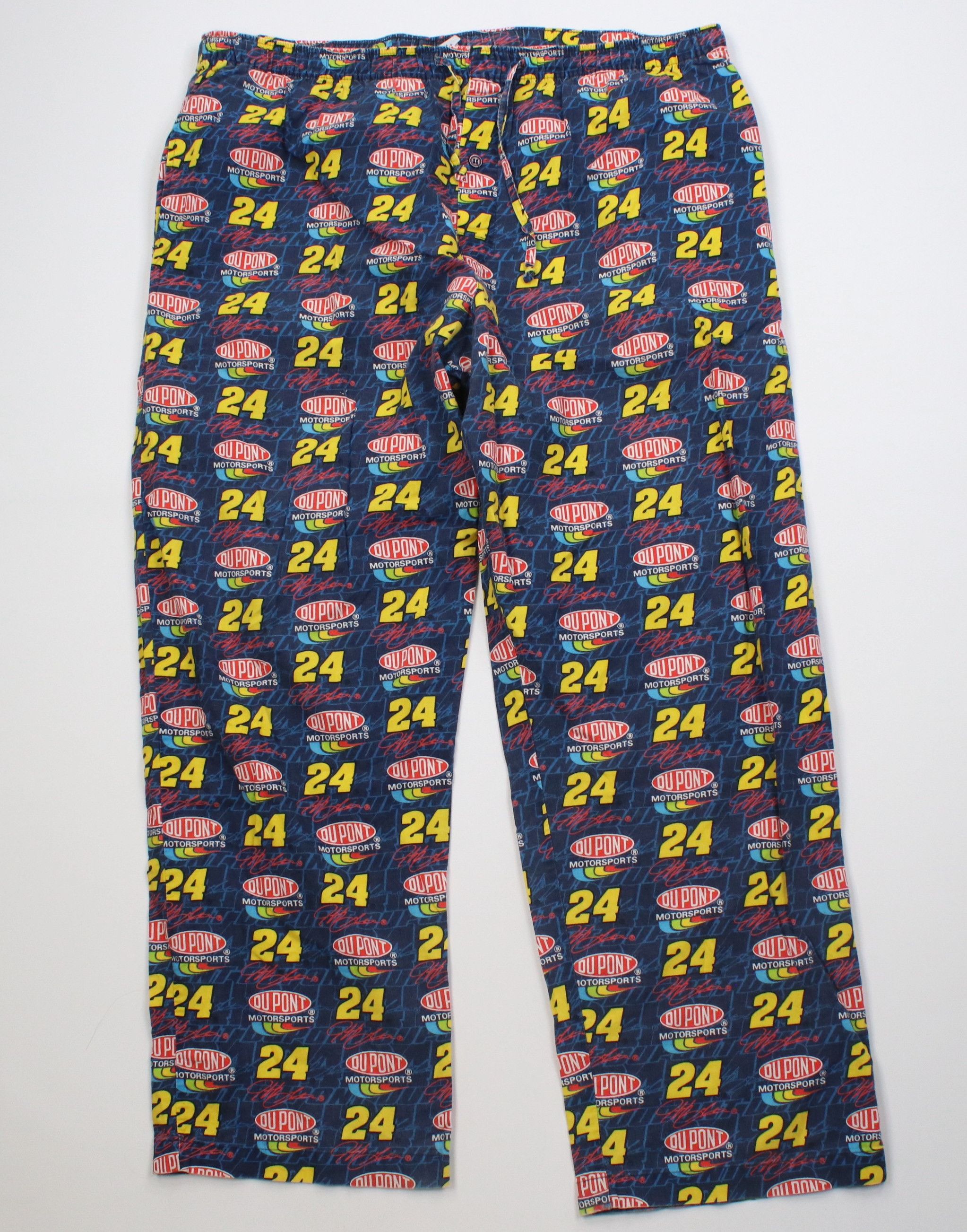 Vintage Vintage 90s Y2K NASCAR Gordon Racing Wide Leg Pants Pajamas Size US 38 / EU 54 - 1 Thumbnail