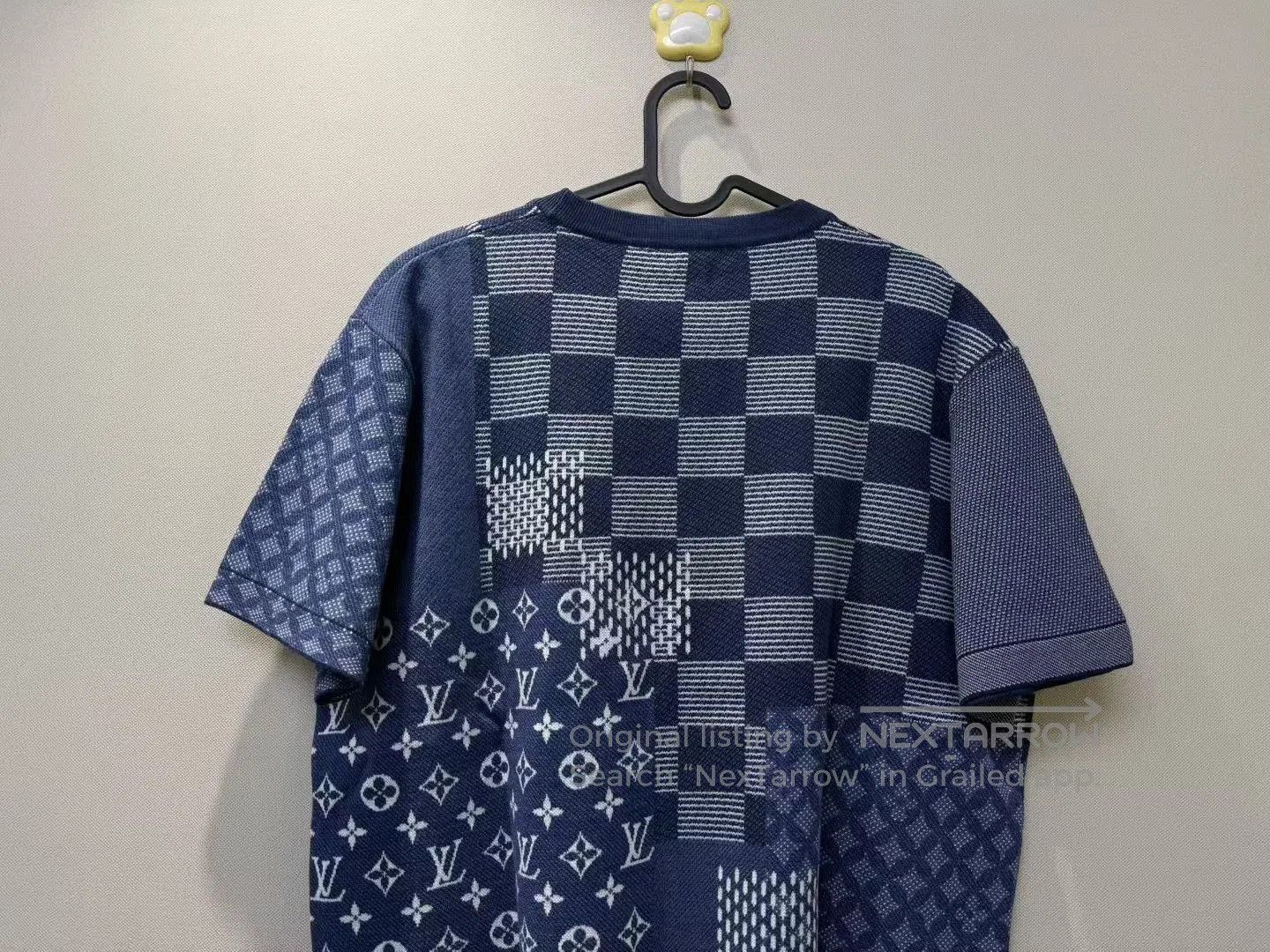 Louis Vuitton Louis Vuitton LV x Nigo Checkerboard Logo Knit Tee. Size US M / EU 48-50 / 2 - 5 Thumbnail