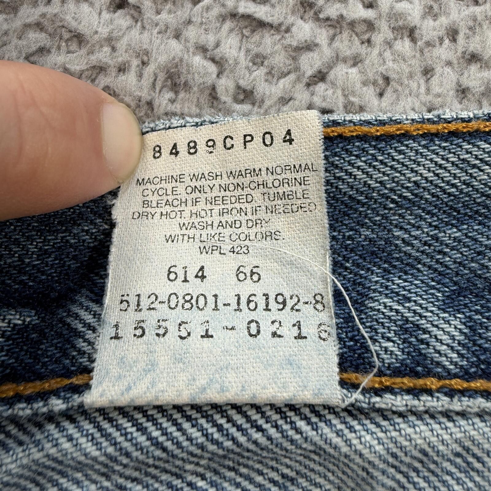 Levi's Vintage Levis 550 Relaxed Fit Tapered Leg Jeans 29 USA Y2K Size 29" - 6 Thumbnail
