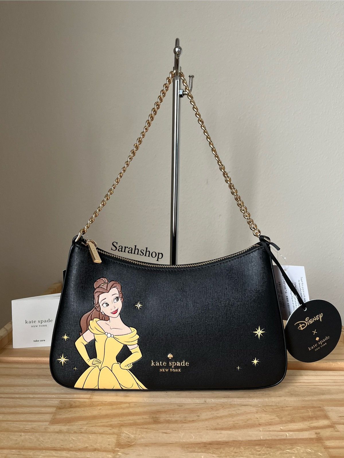 image of Kate Spade X Disney Purse in Black, Women's