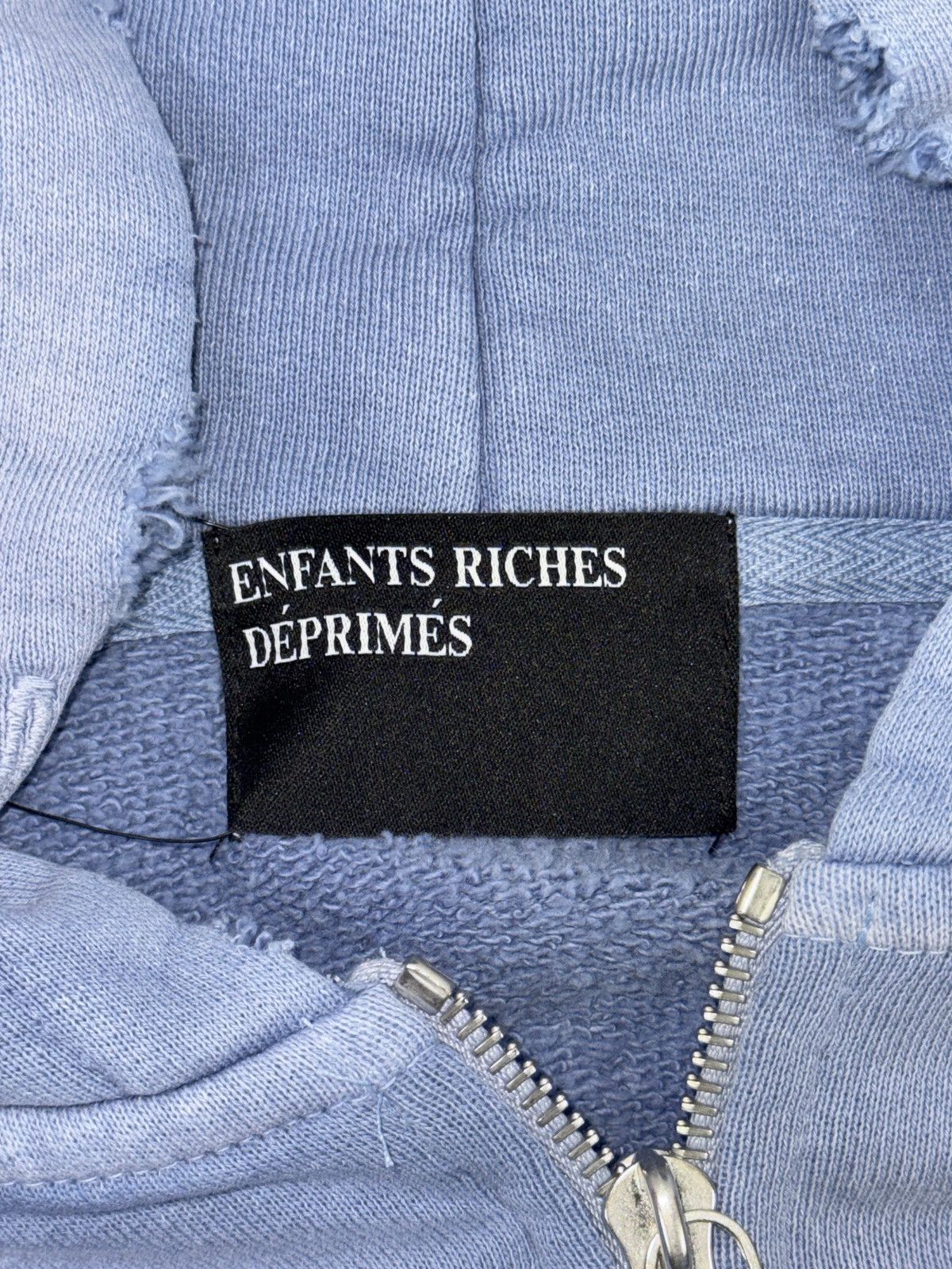Enfants Riches Deprimes TABAC RAT DISTRESSED ZIP HOODIE Size US L / EU 52-54 / 3 - 7 Thumbnail
