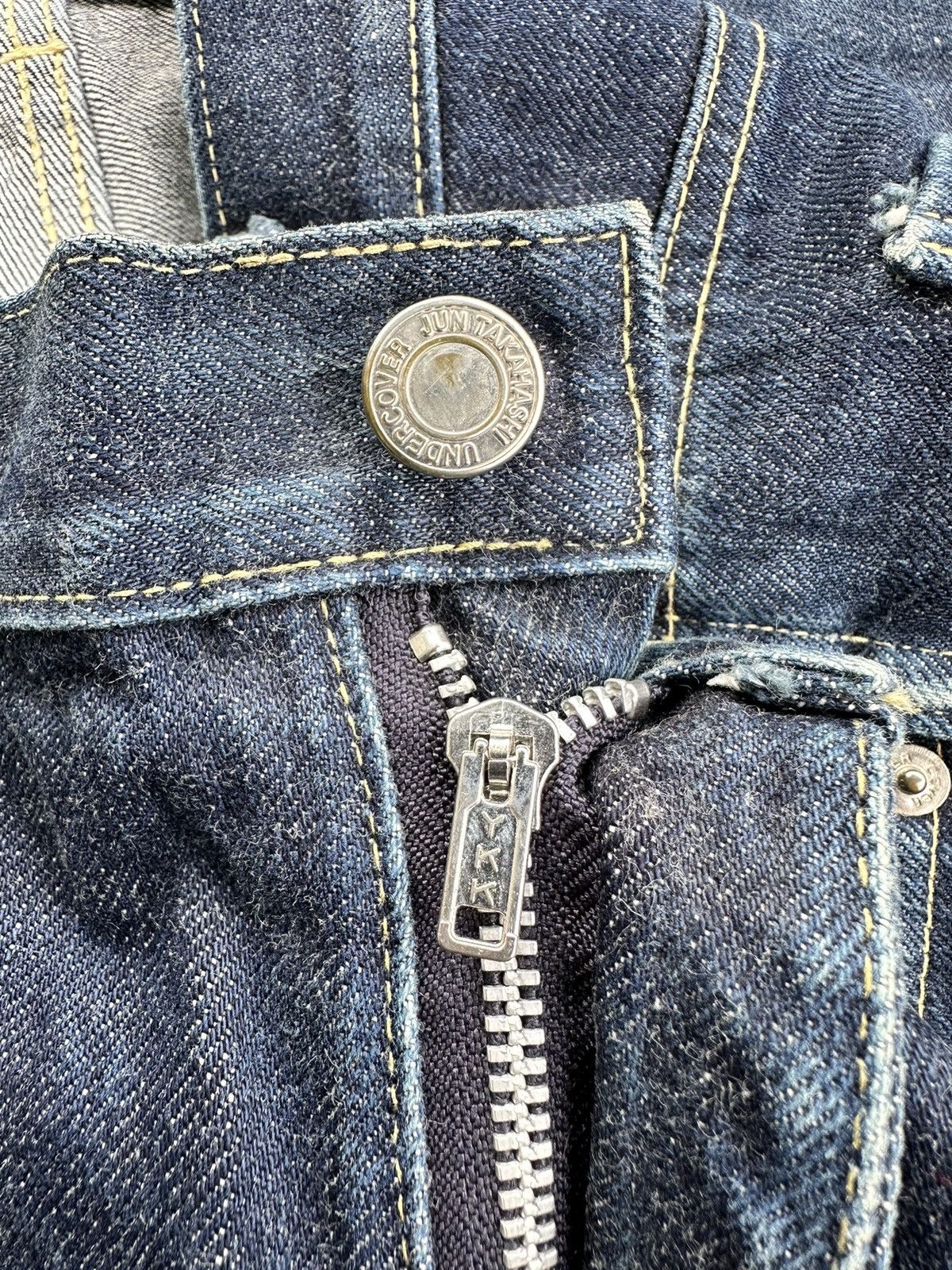 Jun Takahashi × Undercover A/W2000-2001 UNDER COVER “MELTING POT” Star Denim Size US 30 / EU 46 - 7 Thumbnail