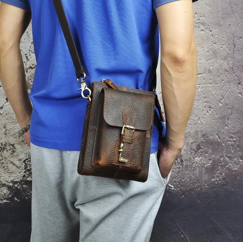 Japanese Brand Simple Crossbody Bag Size ONE SIZE - 5 Thumbnail