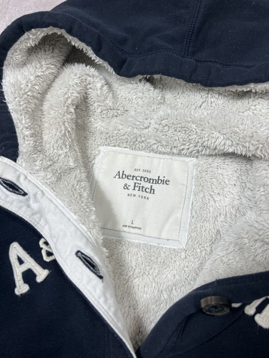 Abercrombie & Fitch Vintage Abercrombie Fitch Y2k Fur Faux Zip Hoodie Size L / US 10 / IT 46 - 7 Thumbnail