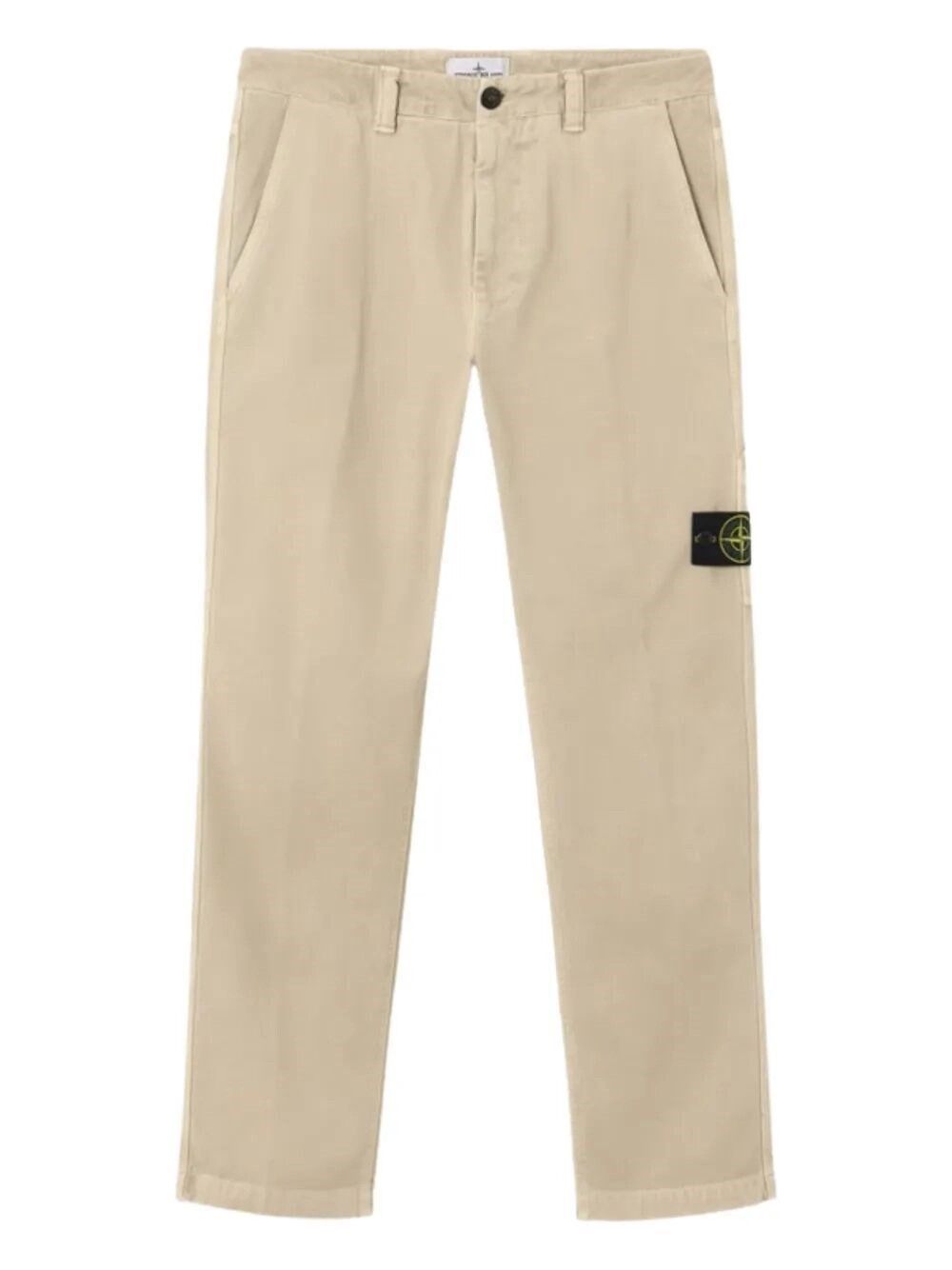 Stone Island Organic Panama Cotton `Old` Effect Pants Size US 33 - 1 Thumbnail