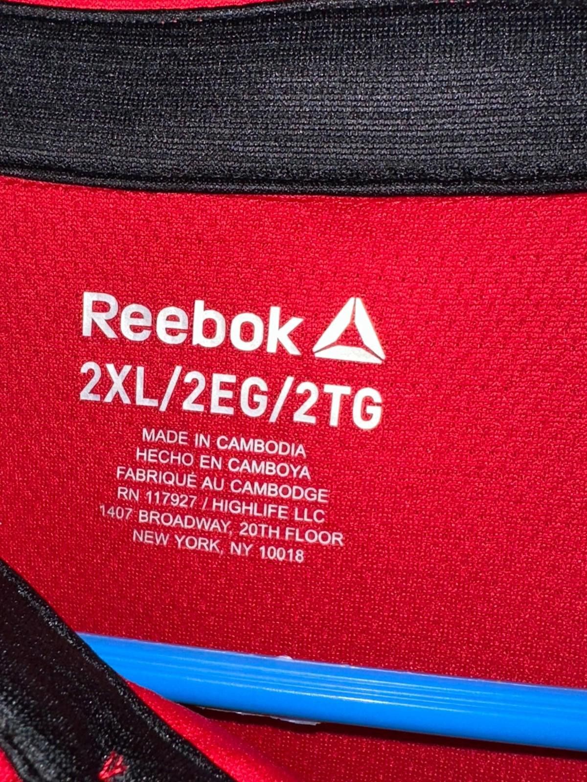 Reebok Reebok Classic Polo 2XL | Red w/ Black Collar | NWT Size US XXL / EU 58 / 5 - 7 Thumbnail