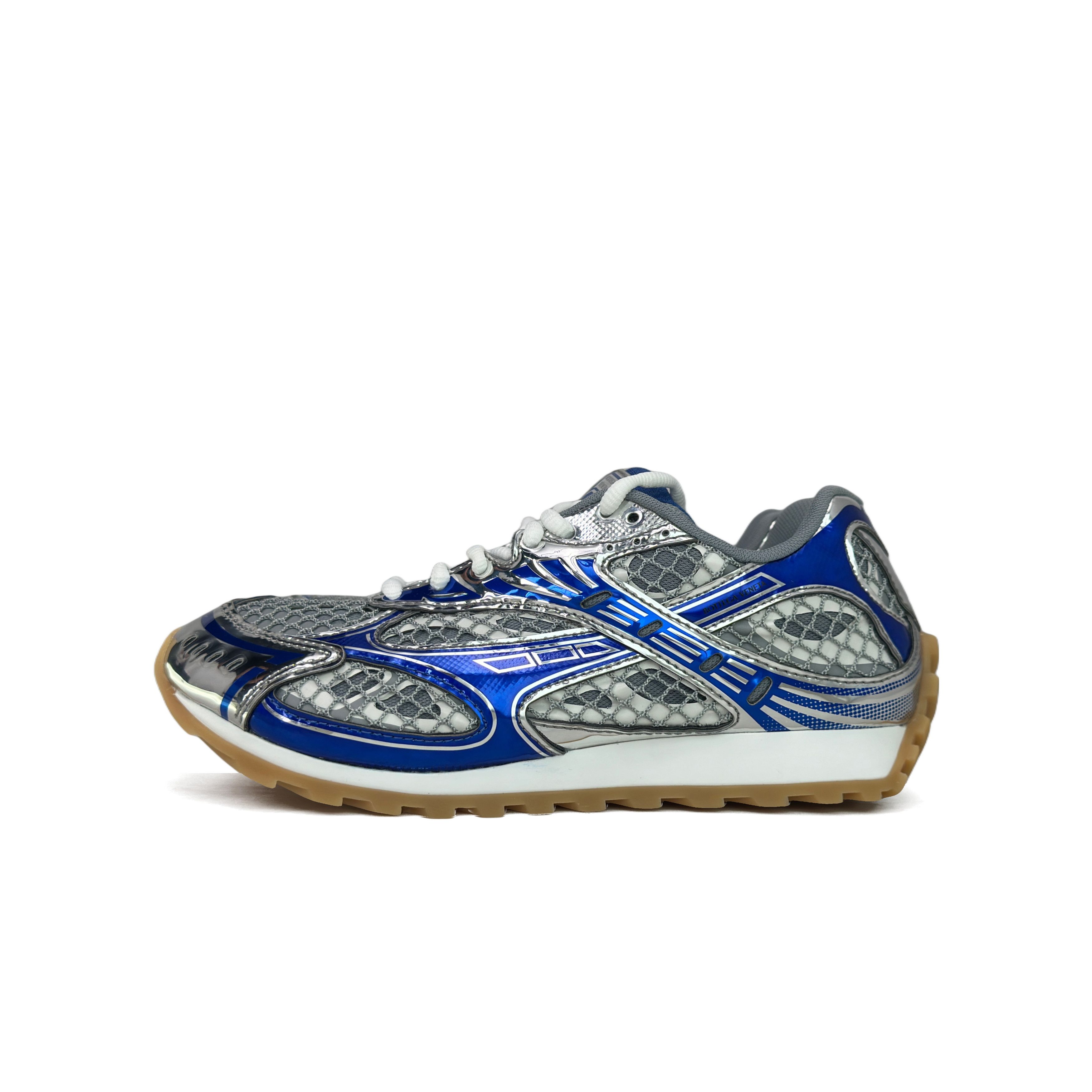 Bottega Veneta Bottega Veneta Orbit Low-Top Sneakers Silver Size 37 Size US 7 / IT 37 - 1 Thumbnail