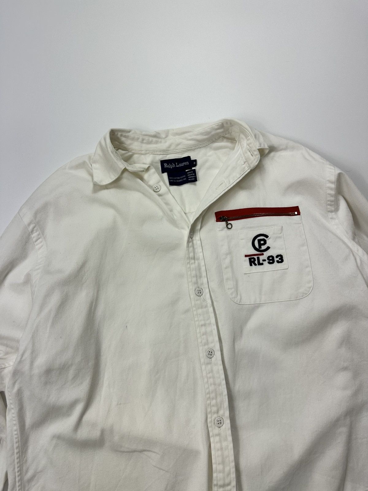 Polo Ralph Lauren 90's Polo Ralph Lauren RL-93 8 US Size Logo Size US L / EU 52-54 / 3 - 6 Thumbnail