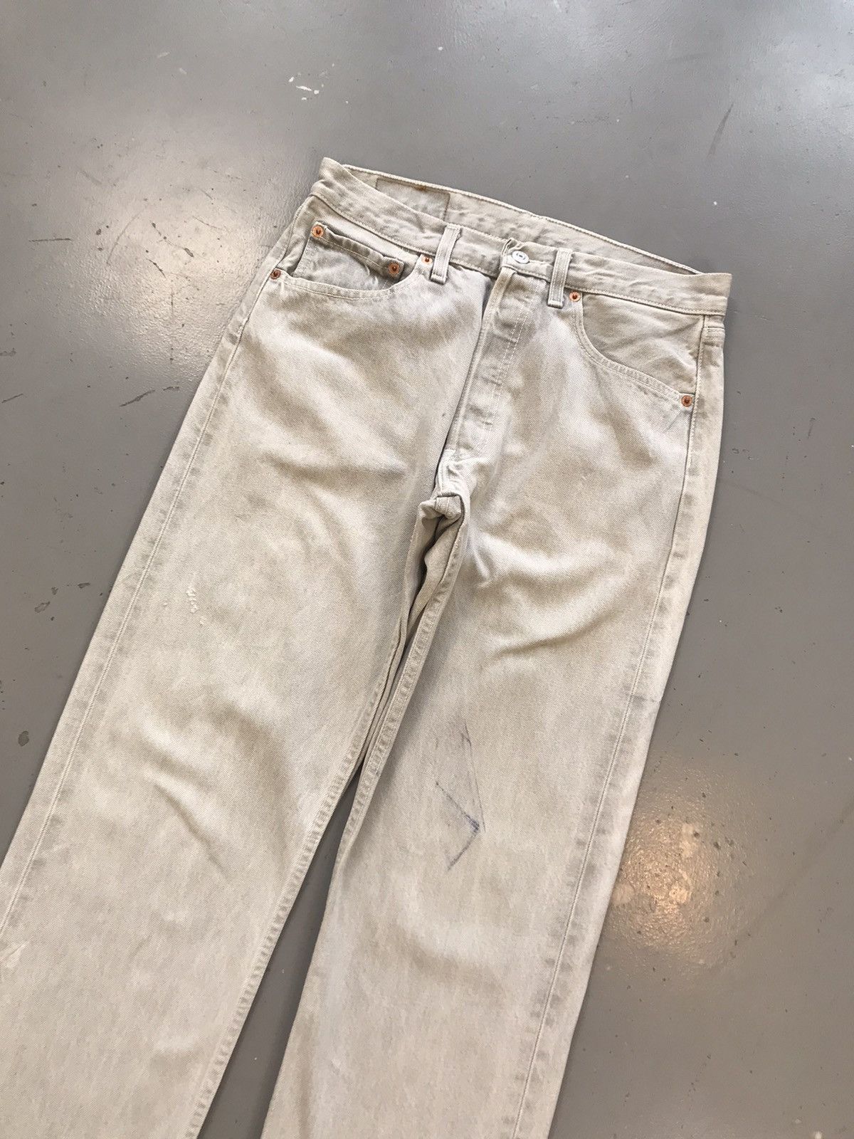 Levi's × Vintage Vintage Levi’s straight fit botten up denim Size US 31 - 3 Thumbnail