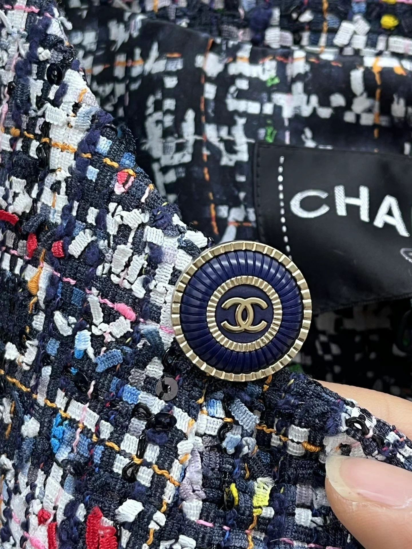 Chanel Chanel woven tweed jacket, heavy sequined weave Size XS / US 0-2 / IT 36-38 - 4 Thumbnail