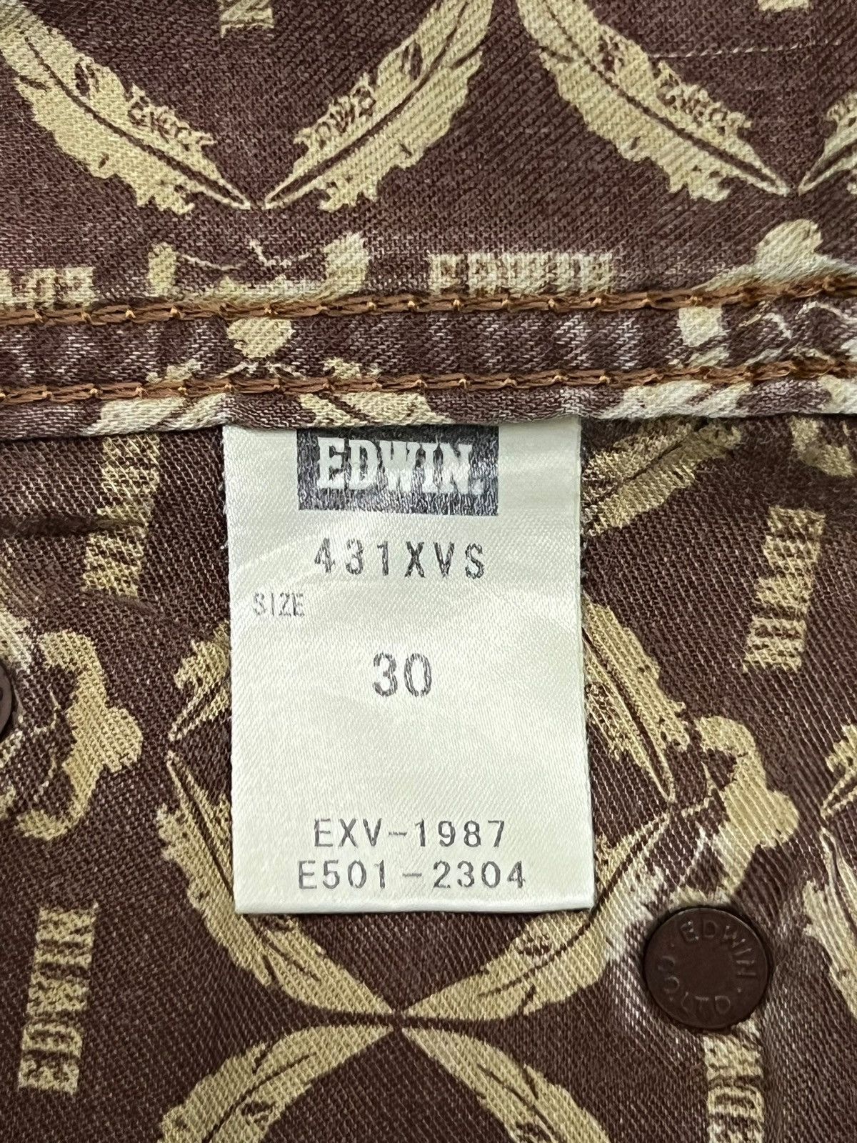 Edwin Bootcut Vintage Edwin 431XVS XXI Japan - Faded Wash Jeans Size US 32 / EU 48 - 13 Thumbnail