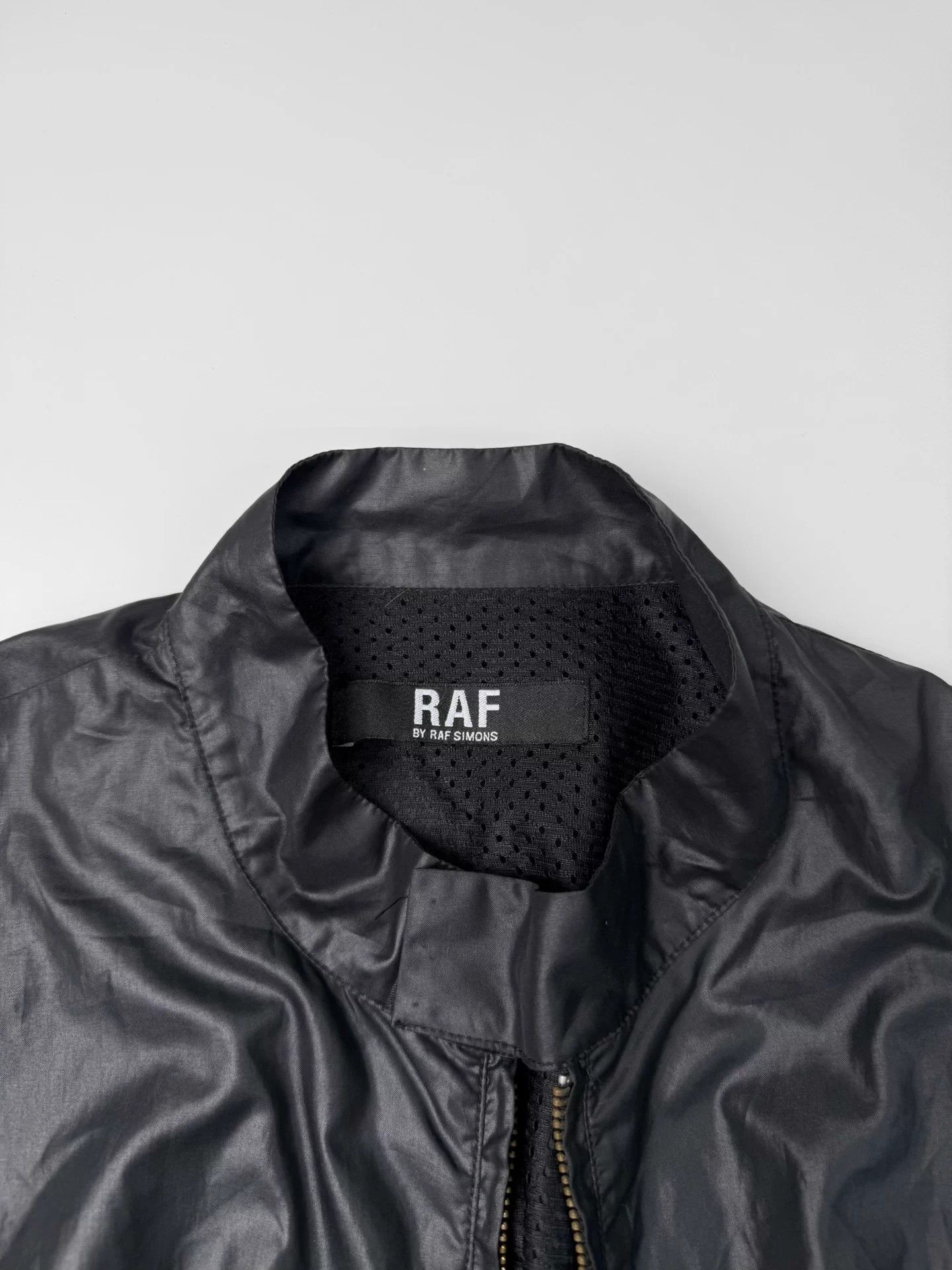 Raf Simons RAF SIMONS Black Waxed Leather Moto Jacket 50 Size US M / EU 48-50 / 2 - 4 Thumbnail