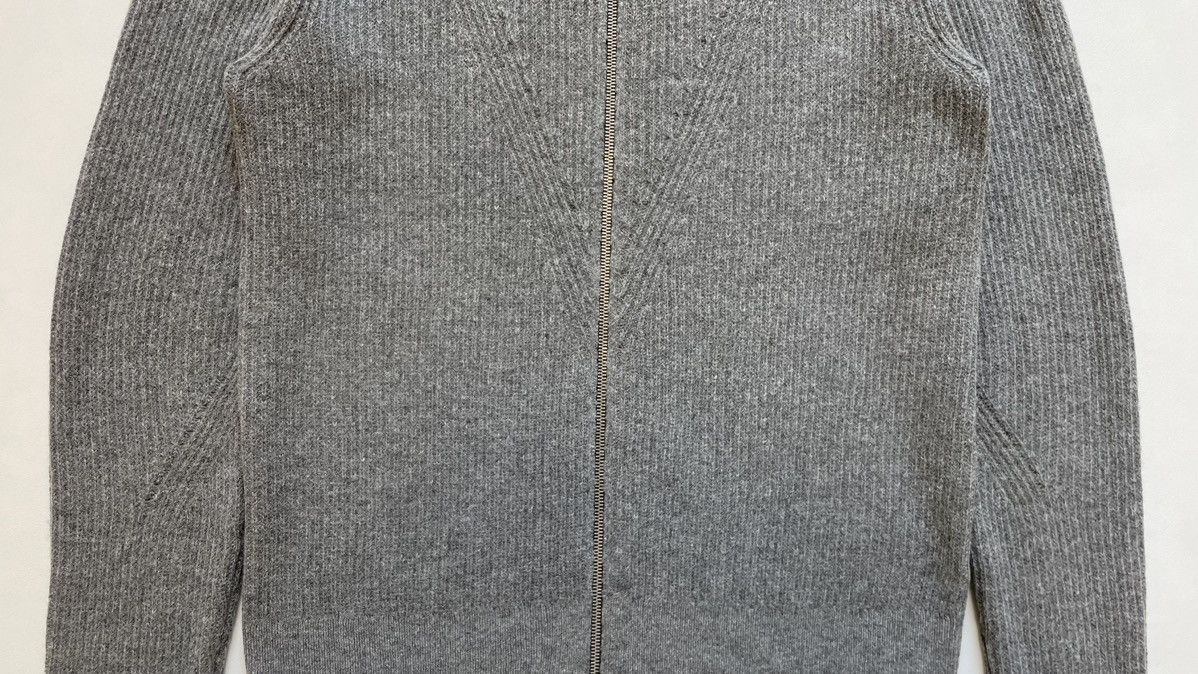 Dries Van Noten Ribbed Knit Wool Zip Drivers Cardigan Size US S / EU 44-46 / 1 - 8 Thumbnail