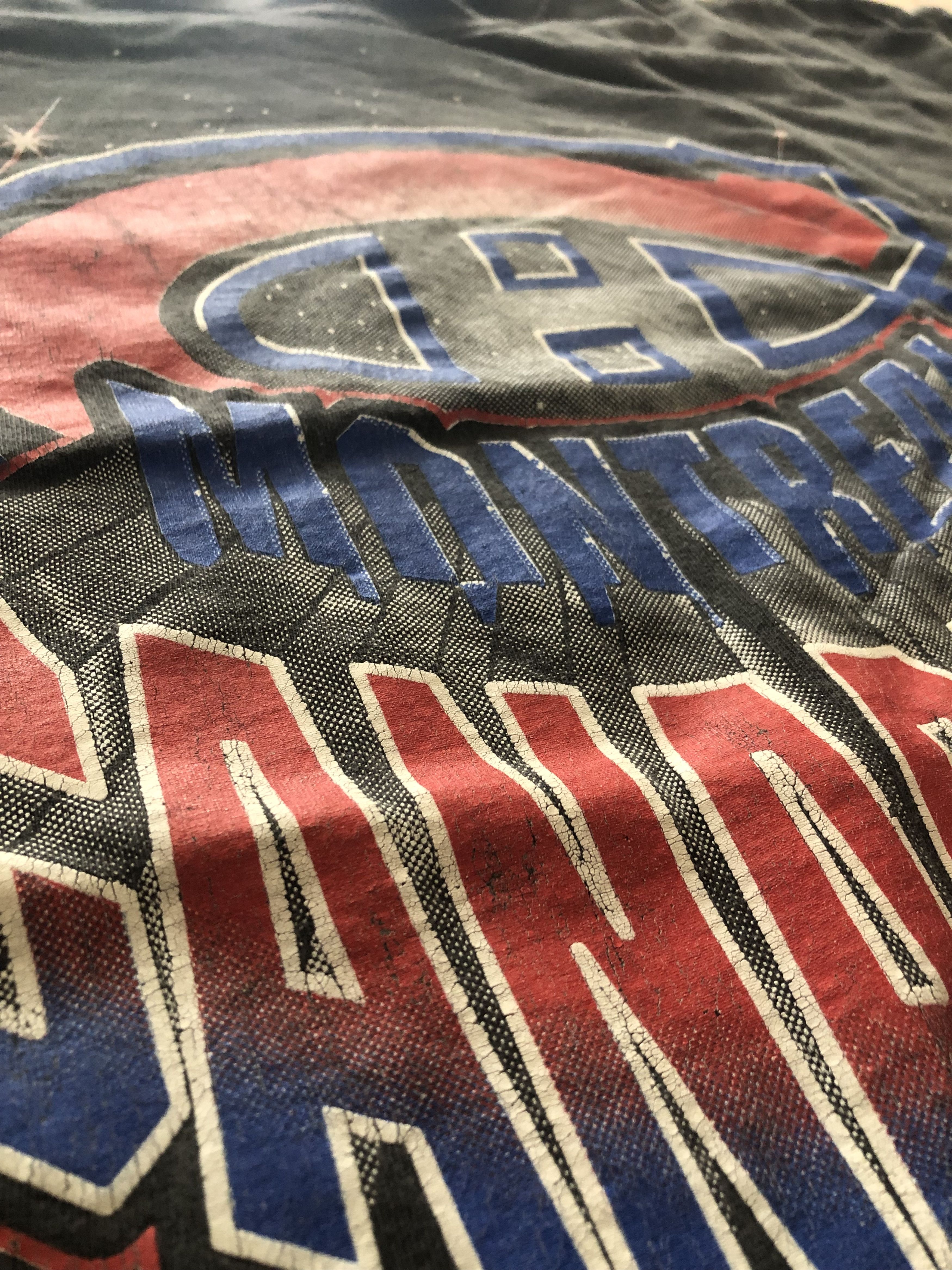 NHL VTG 1994 Montreal Canadiens Print Shirt Mens Large Size US XL / EU 56 / 4 - 3 Thumbnail