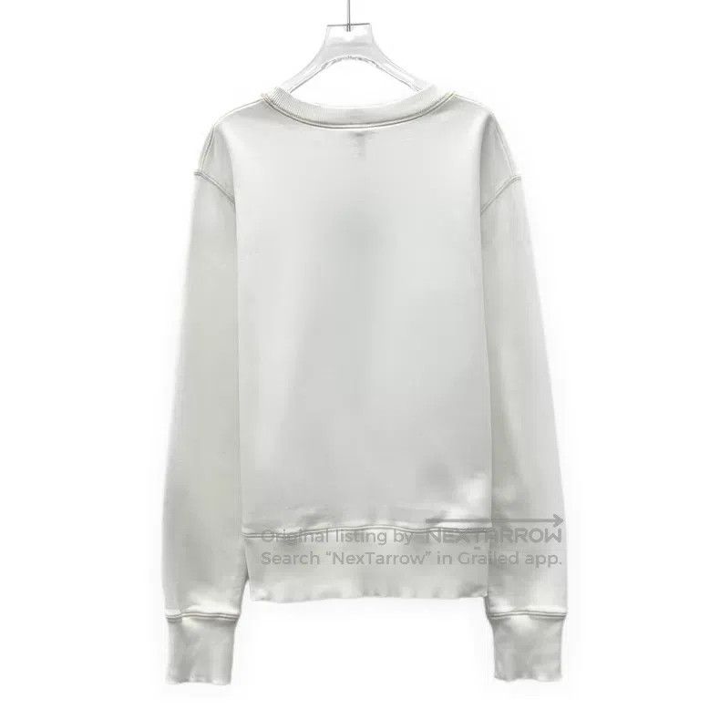 Loewe Loewe Off-white logo round neck long sleeve sweatshirt Size M / US 6-8 / IT 42-44 - 2 Thumbnail