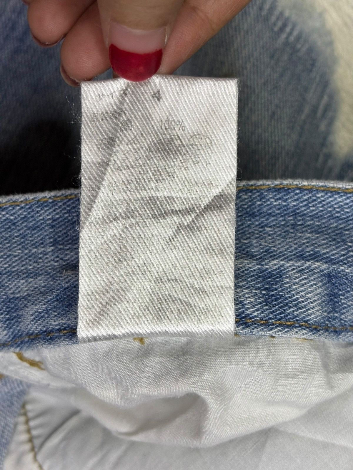 Japanese Brand Vintage Japanese Brand Blue Wash Sashiko Rip Bootcut Jean Size US 34 / EU 50 - 9 Thumbnail