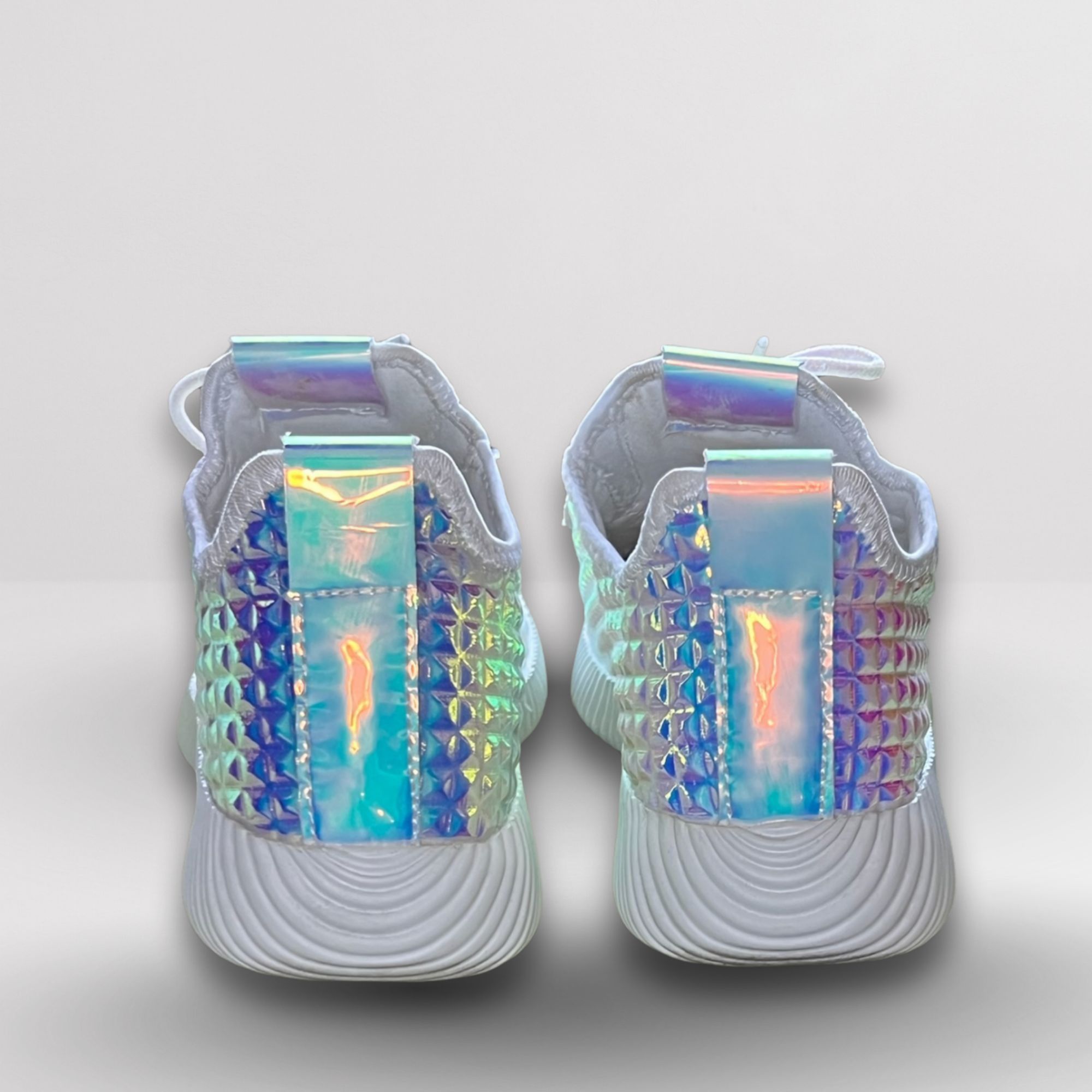 Other Lucky Step Women’s Metallic Hologram Sneakers Size 6.5 Geezy Size US 6.5 / IT 36.5 - 4 Thumbnail