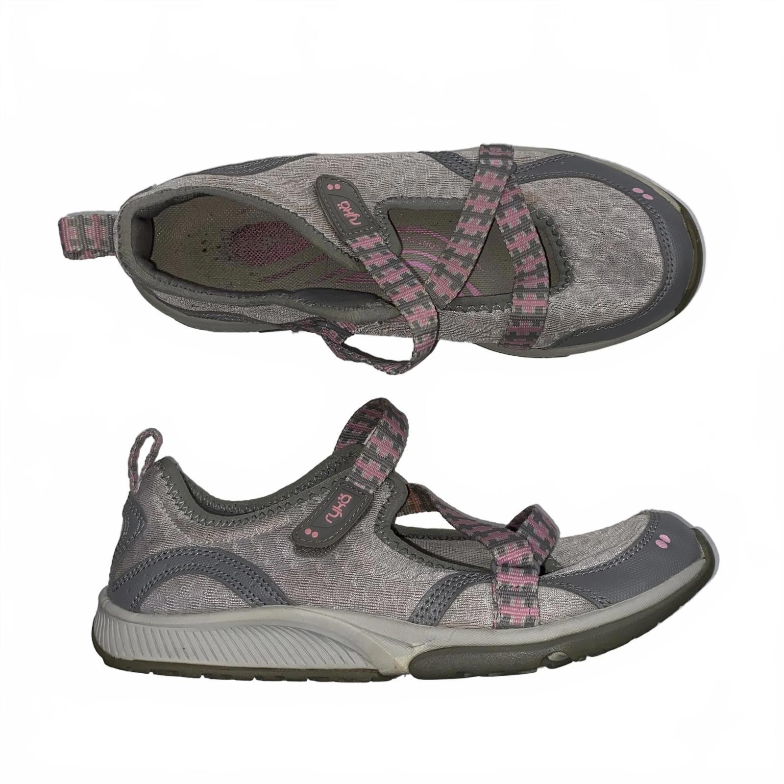 Sonia Rykiel Ryka Kailee Mary Jane Women's Athletic Gray Pink Size 7 Size US 7 / IT 37 - 1 Thumbnail