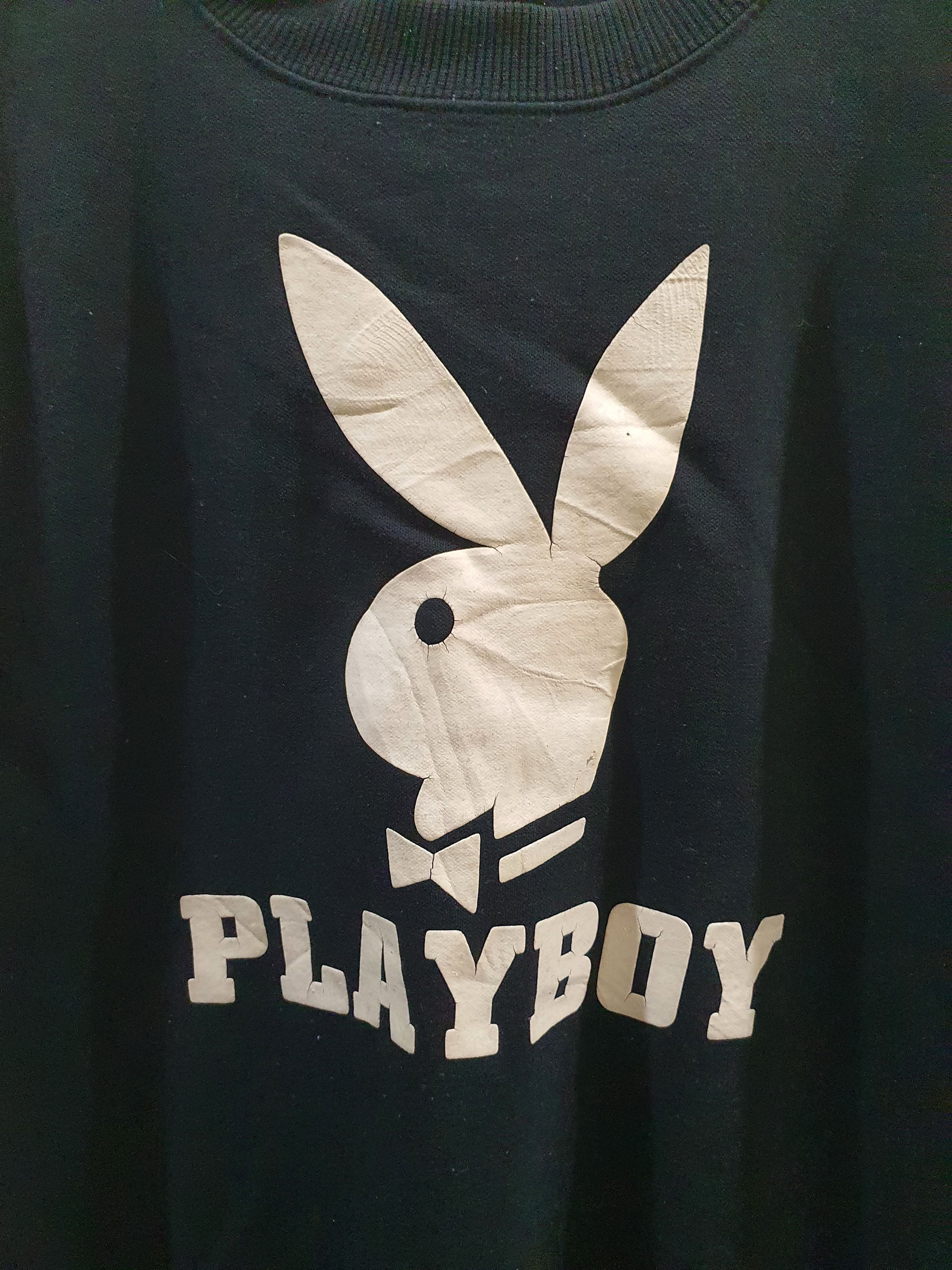 Playboy Vintage 90s Playboy big logo spellout crewneck sweatshirt Size US L / EU 52-54 / 3 - 3 Thumbnail
