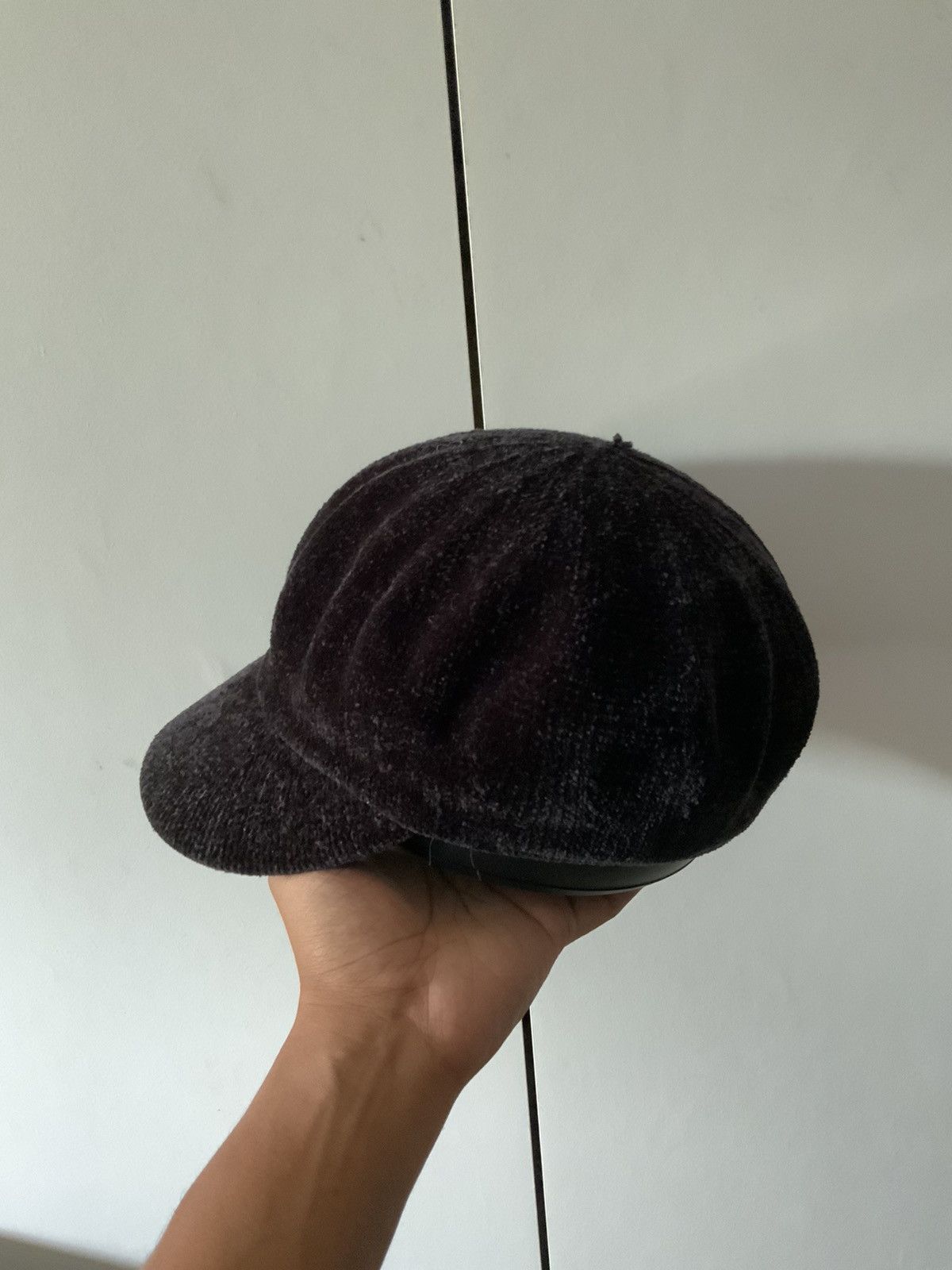 Hat Club Vis Mohair Fur Black Newsboy Retro Hat Size ONE SIZE - 2 Thumbnail