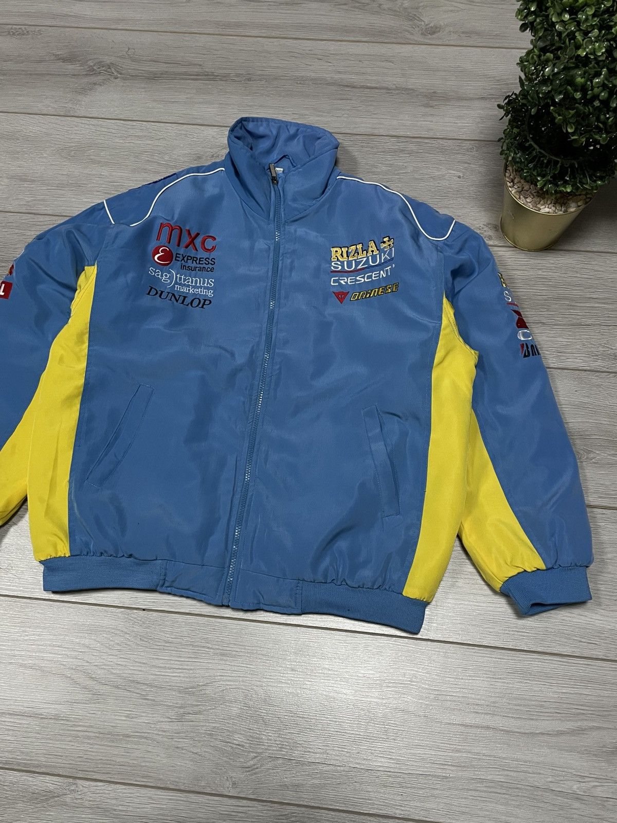 Vintage Suzuki Rizla + vintage bomber jacket big logo Size US M / EU 48-50 / 2 - 3 Thumbnail