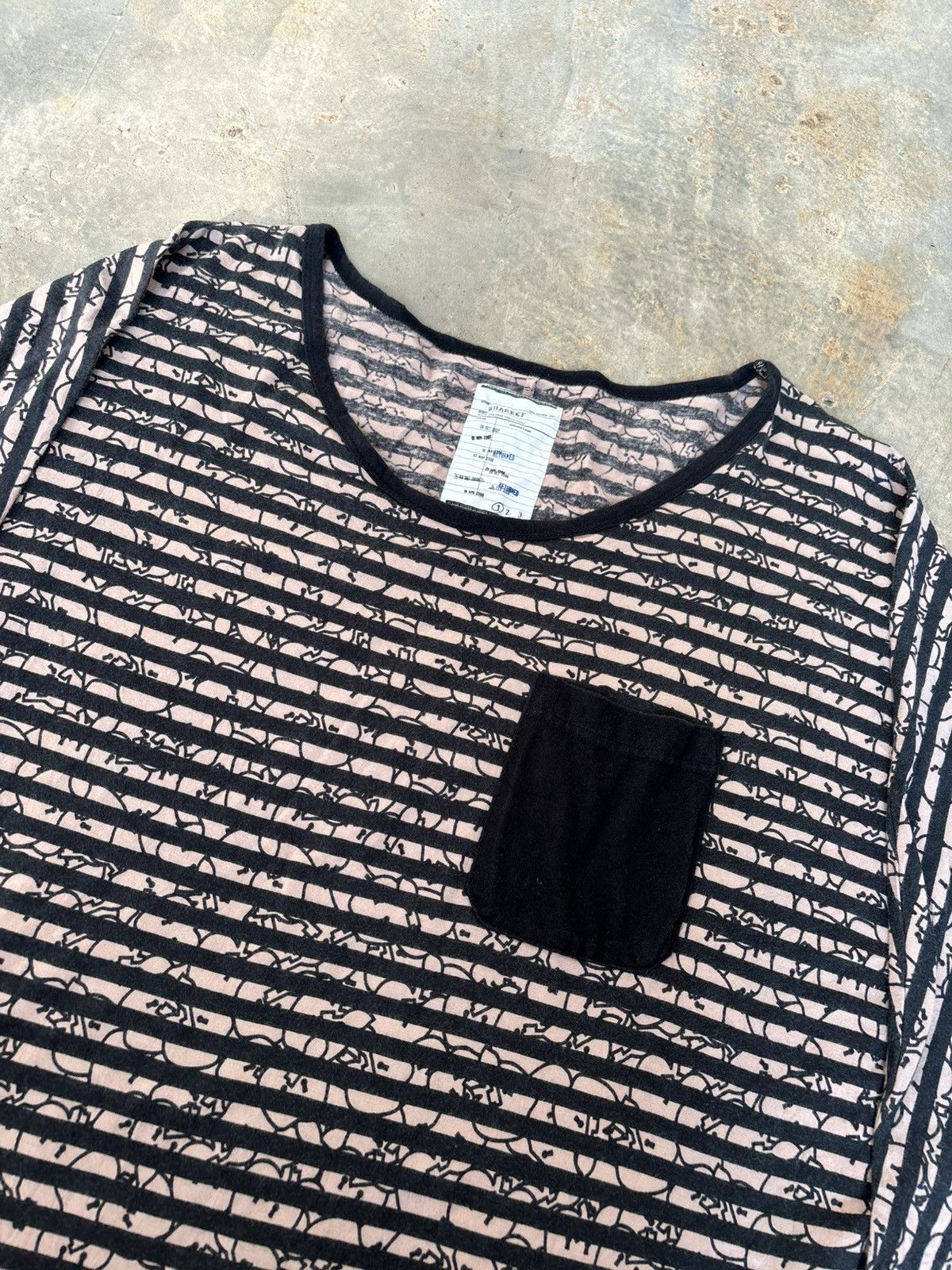 Japanese Brand × SHAREEF Shareef Full Print Pocket tee Size ONE SIZE - 2 Thumbnail