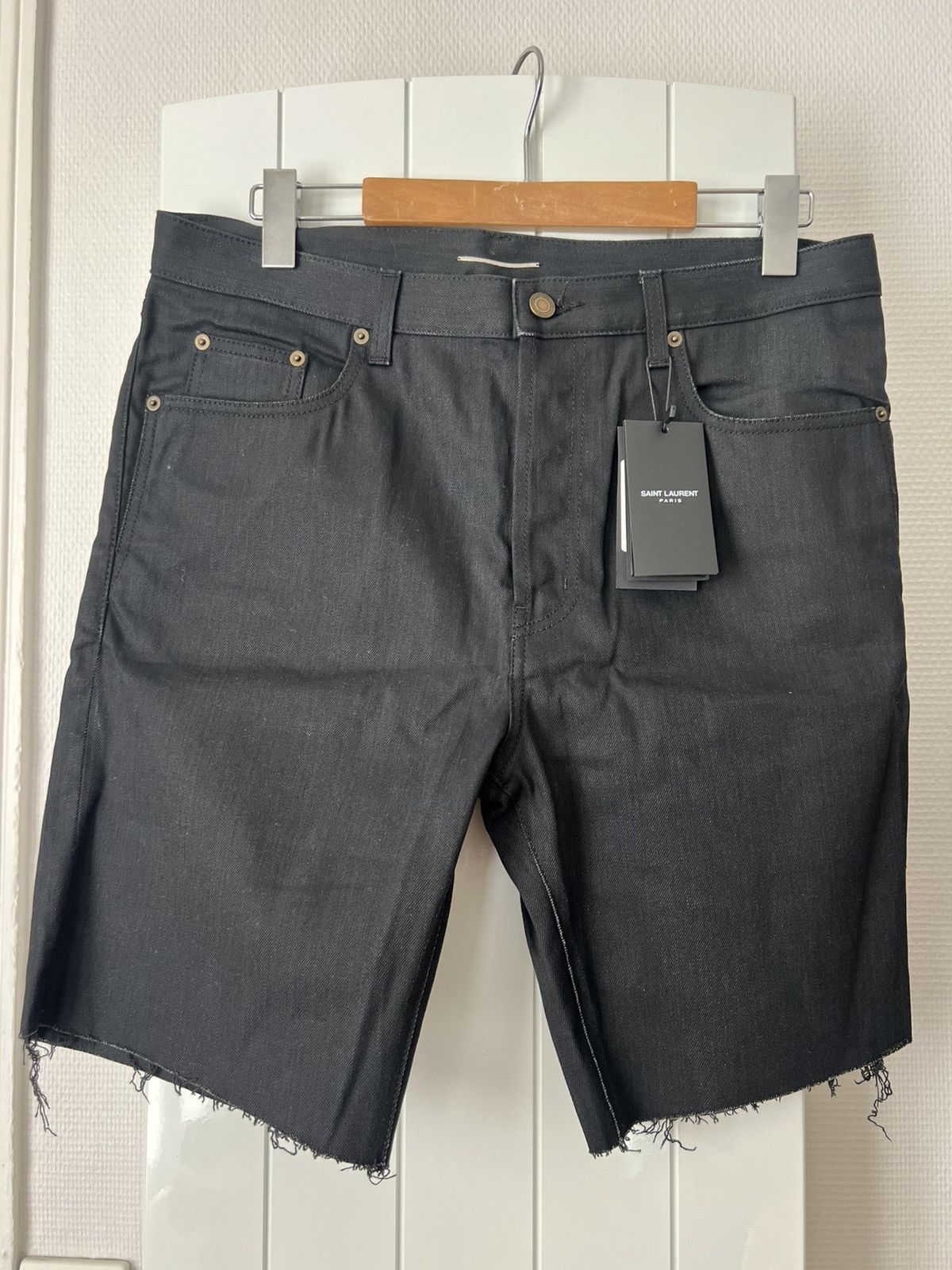 Saint Laurent Paris Brand new Saint Laurent Paris denim short Size US 33 - 1 Thumbnail