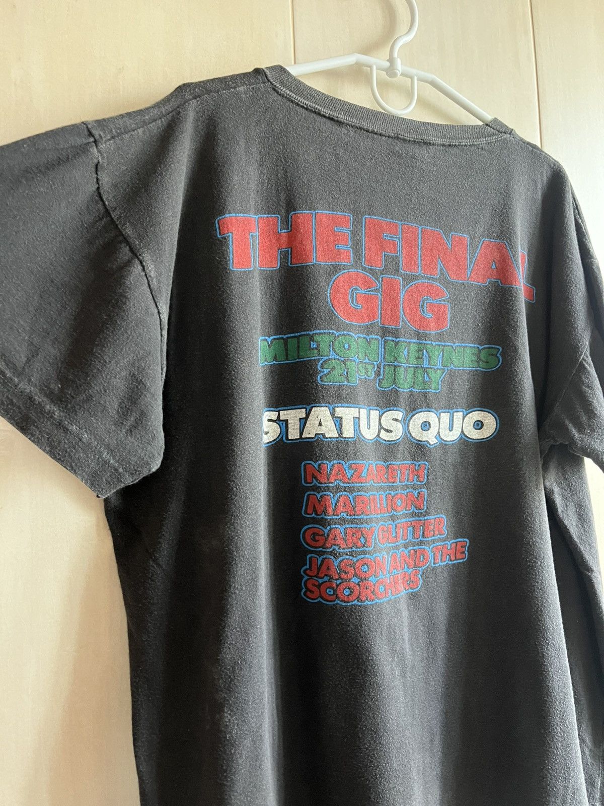 Vintage Vintage 1984 Status Quo Shirt The Final Gig Rock Band Tee Size US L / EU 52-54 / 3 - 7 Thumbnail