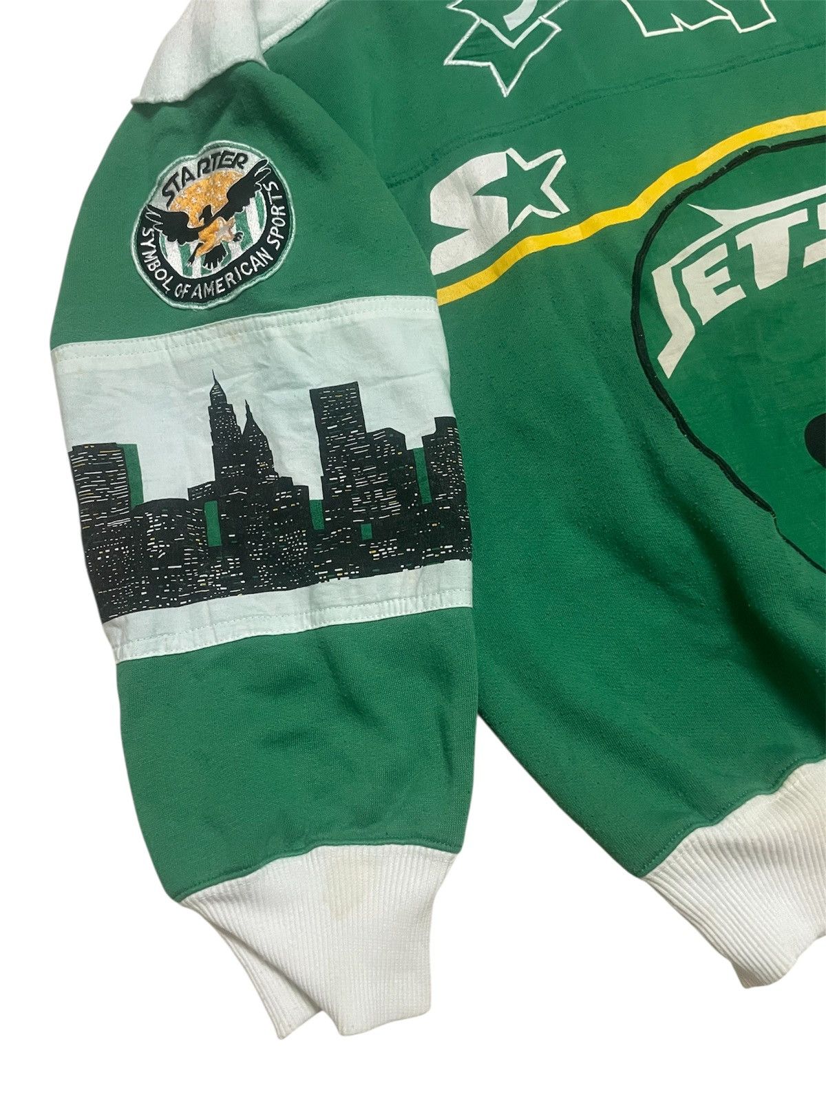 Starter Vintage 90s Starter NFL New York Jets Sweatshirt Size US S / EU 44-46 / 1 - 4 Thumbnail