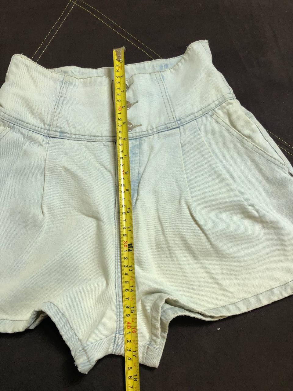 Miss Sixty 90s Miss Sixty Vintage Denim flared shorts Size 27" / US 4 / IT 40 - 10 Thumbnail