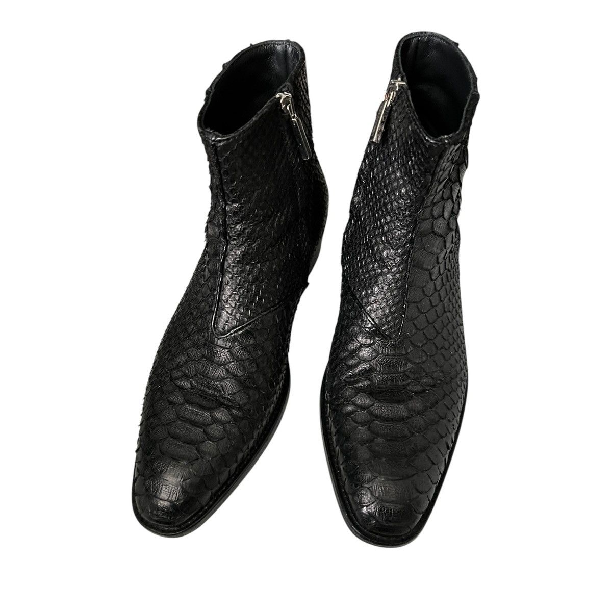 ALESSANDRO VASINI Alessandro vasini python heel boots Size US 8.5 / EU 41-42 - 6 Thumbnail
