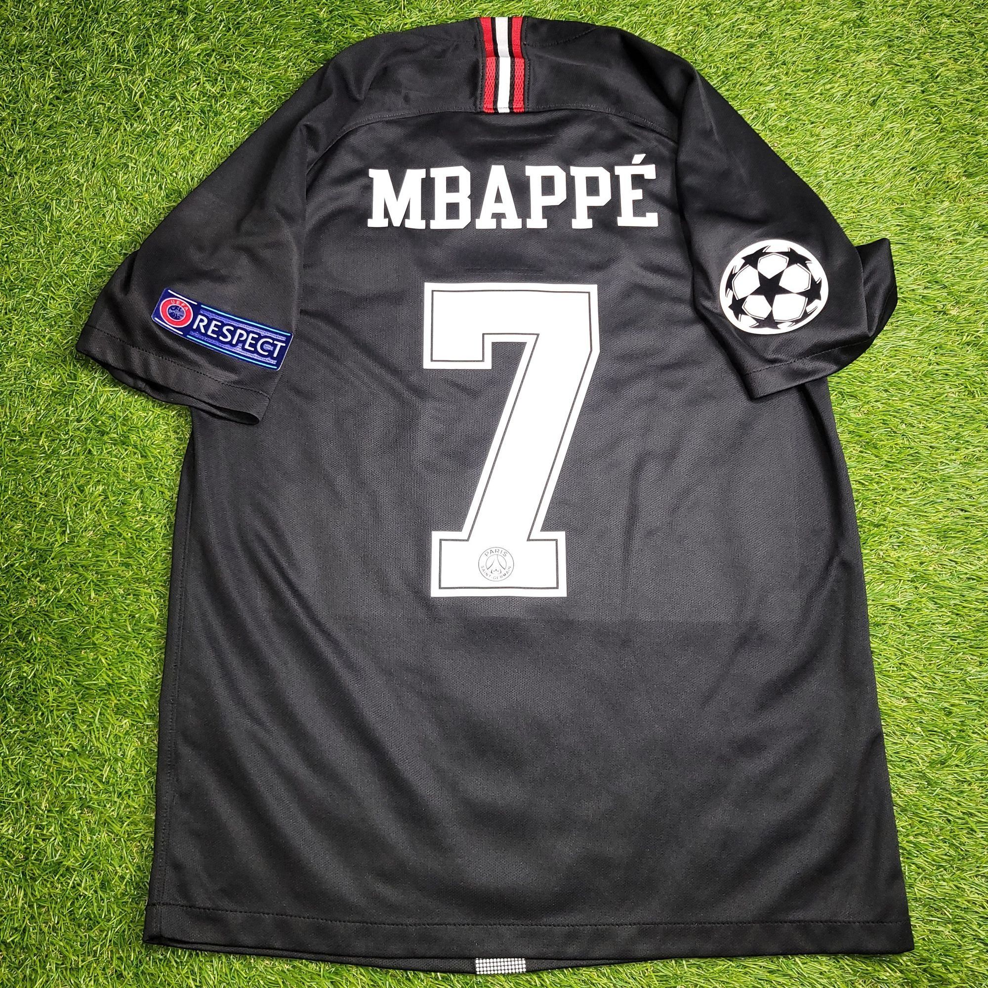 Jordan Brand Mbappe Psg JORDAN 2018 2019 Third Soccer Jersey M Size US M / EU 48-50 / 2 - 1 Thumbnail