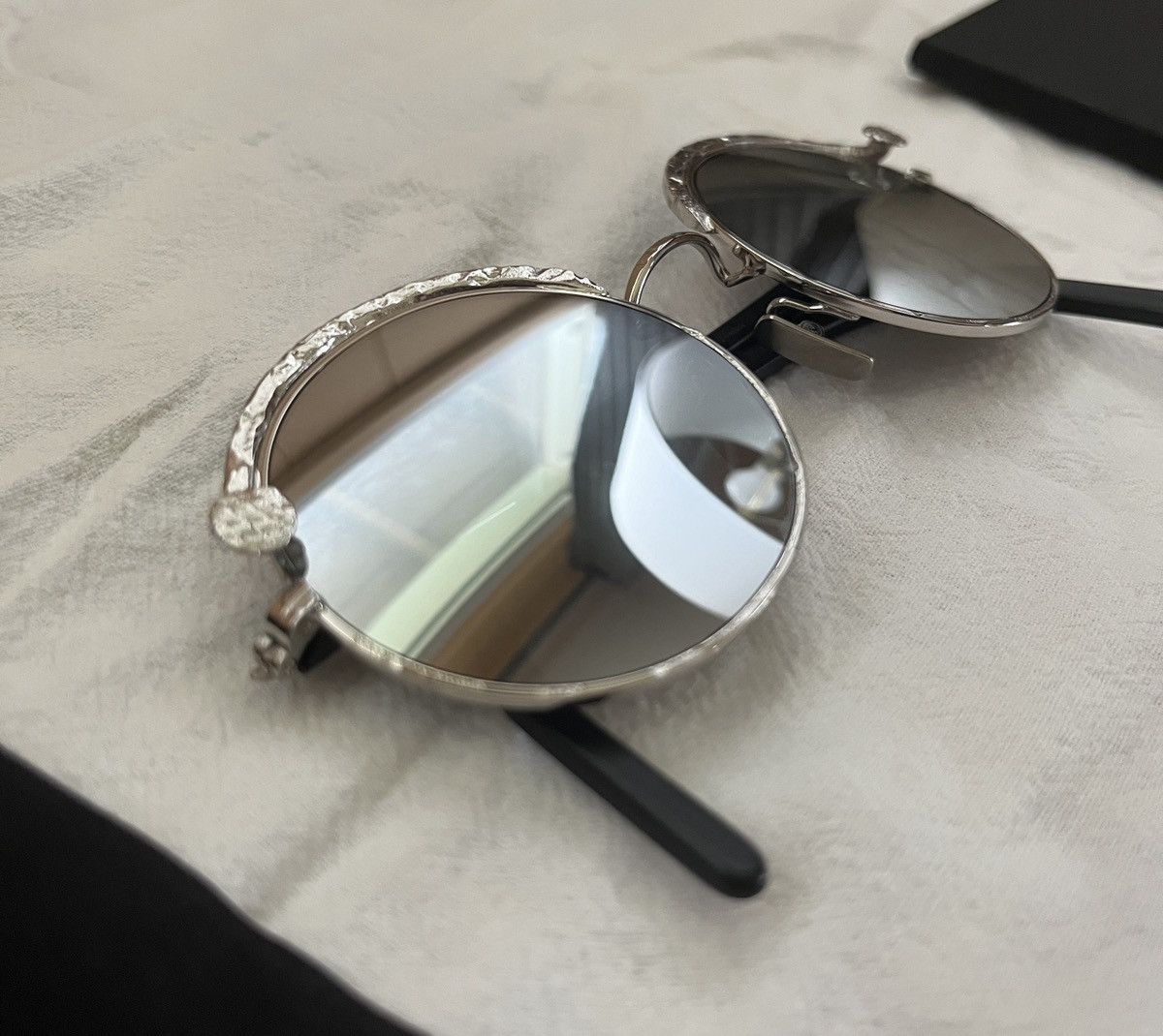 image of Kuboraum Maske Z1 Mirror Lenses in Silver Reflective, Men's