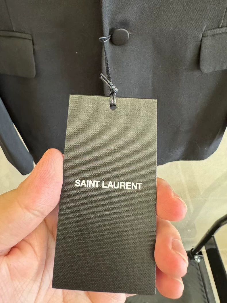 Saint Laurent Paris Saint Laurent Black Tailored Blazer- Size US M / EU 48-50 / 2 - 5 Thumbnail